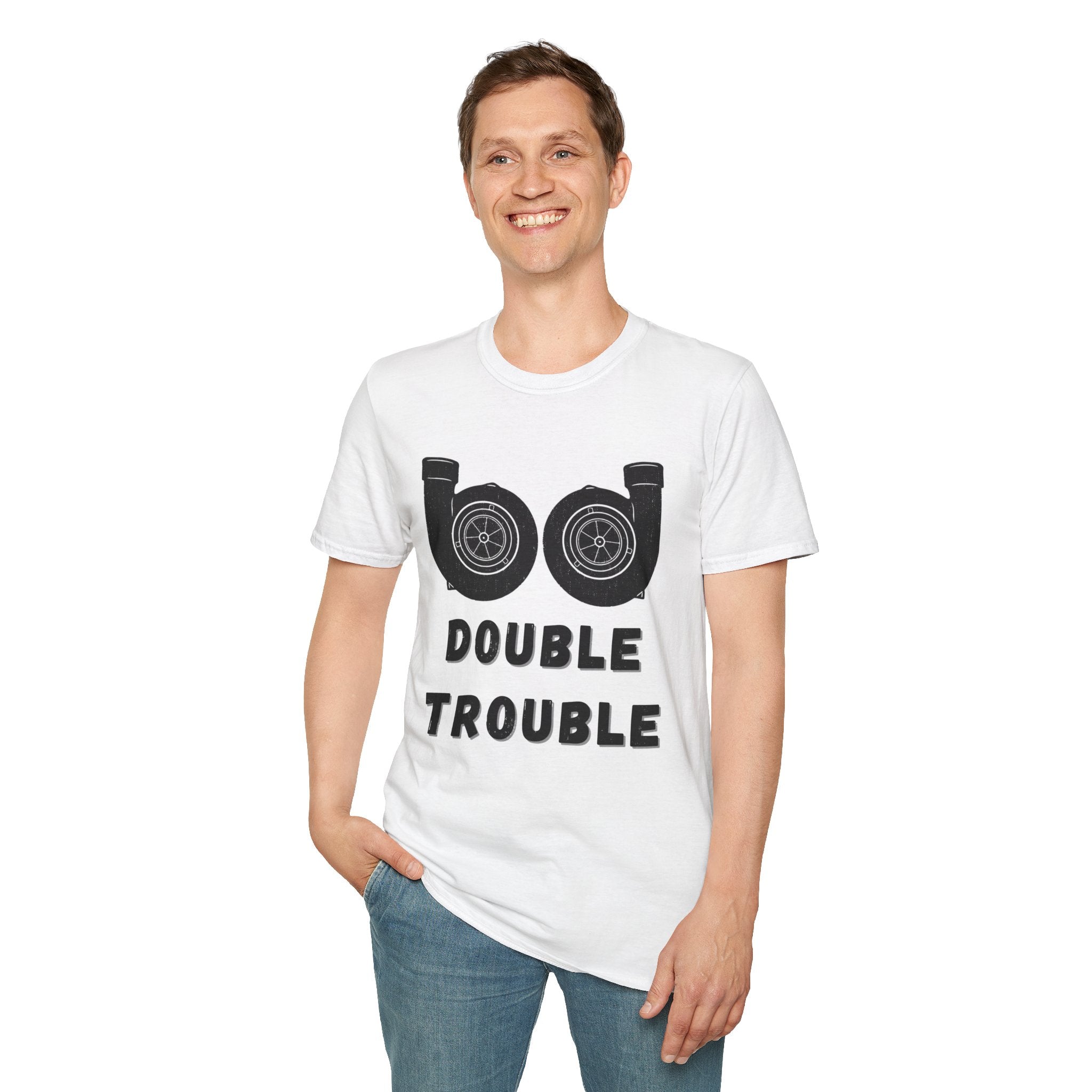Double Trouble Turbos (Front) T-shirt
