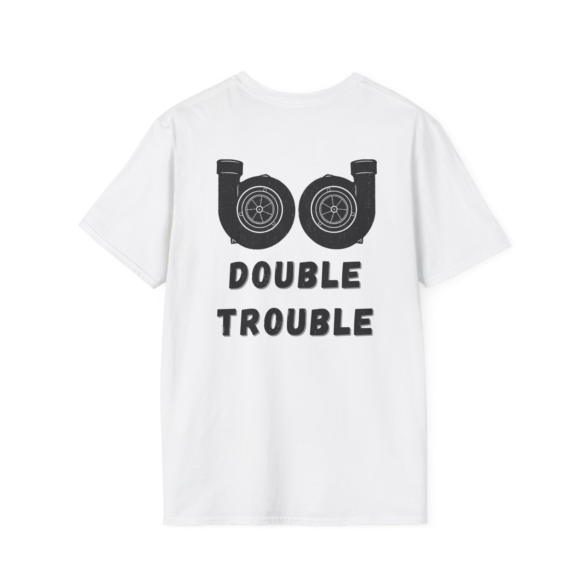 Double Trouble Turbos (Back) T-shirt