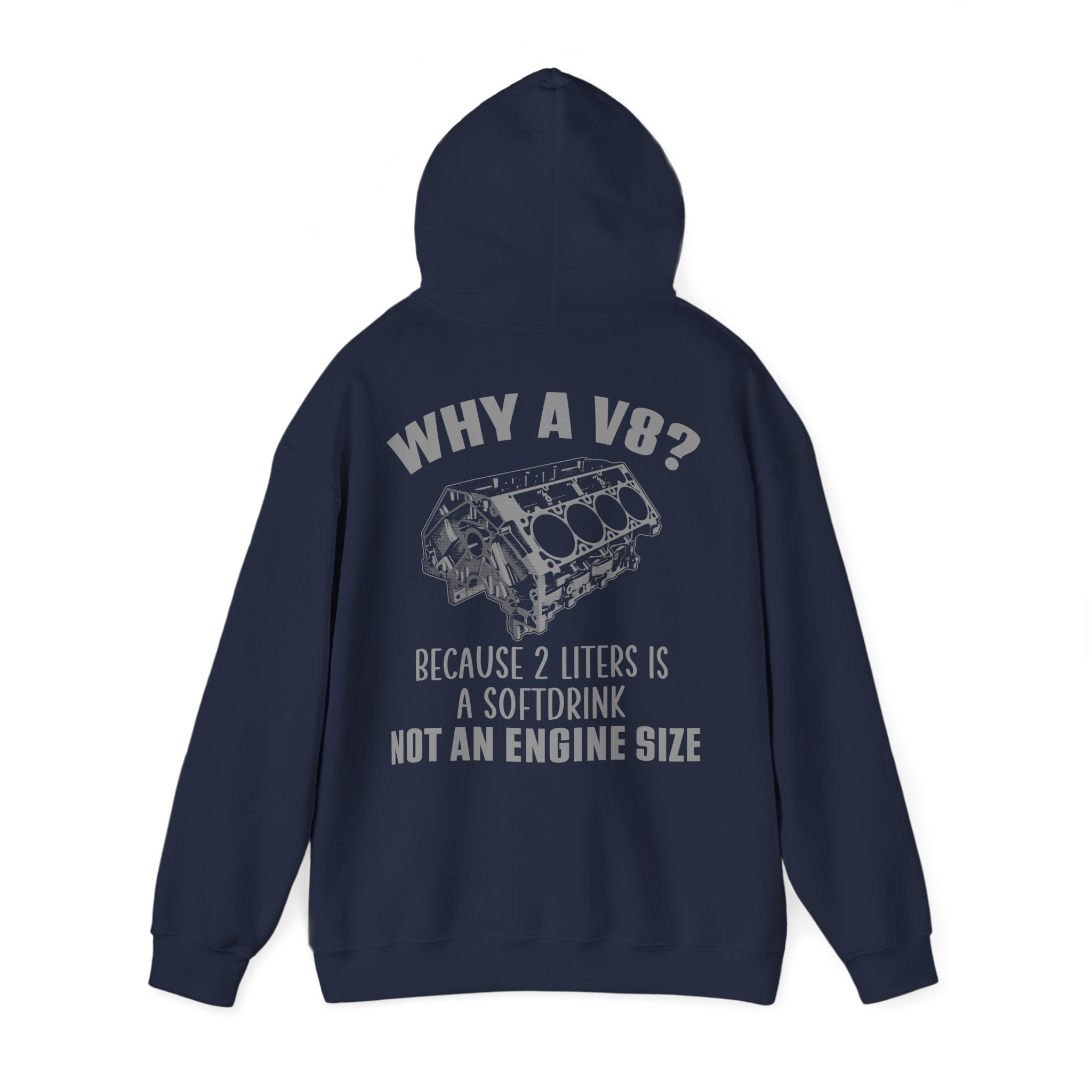 Why A V8? Double Sided Hoodie - EU