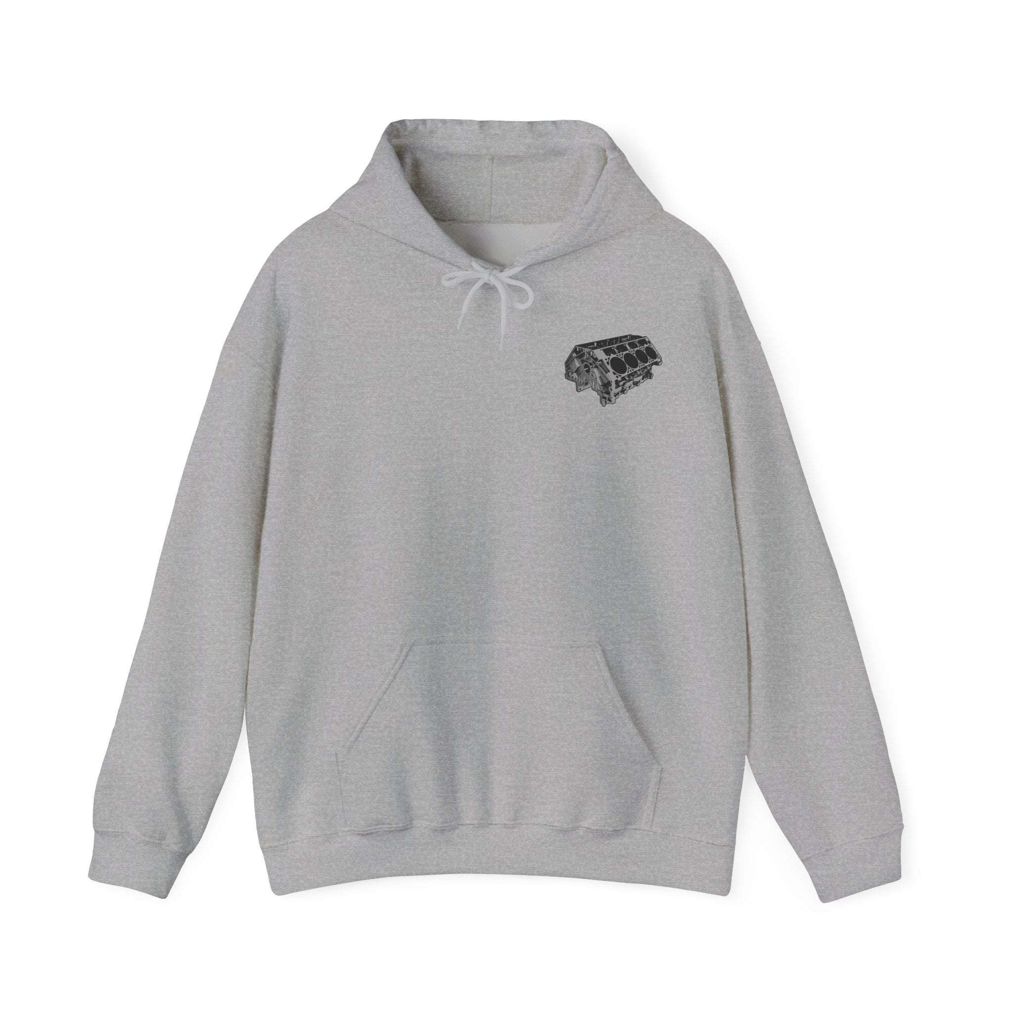 Why A V8? Double-Sided Hoodie - US