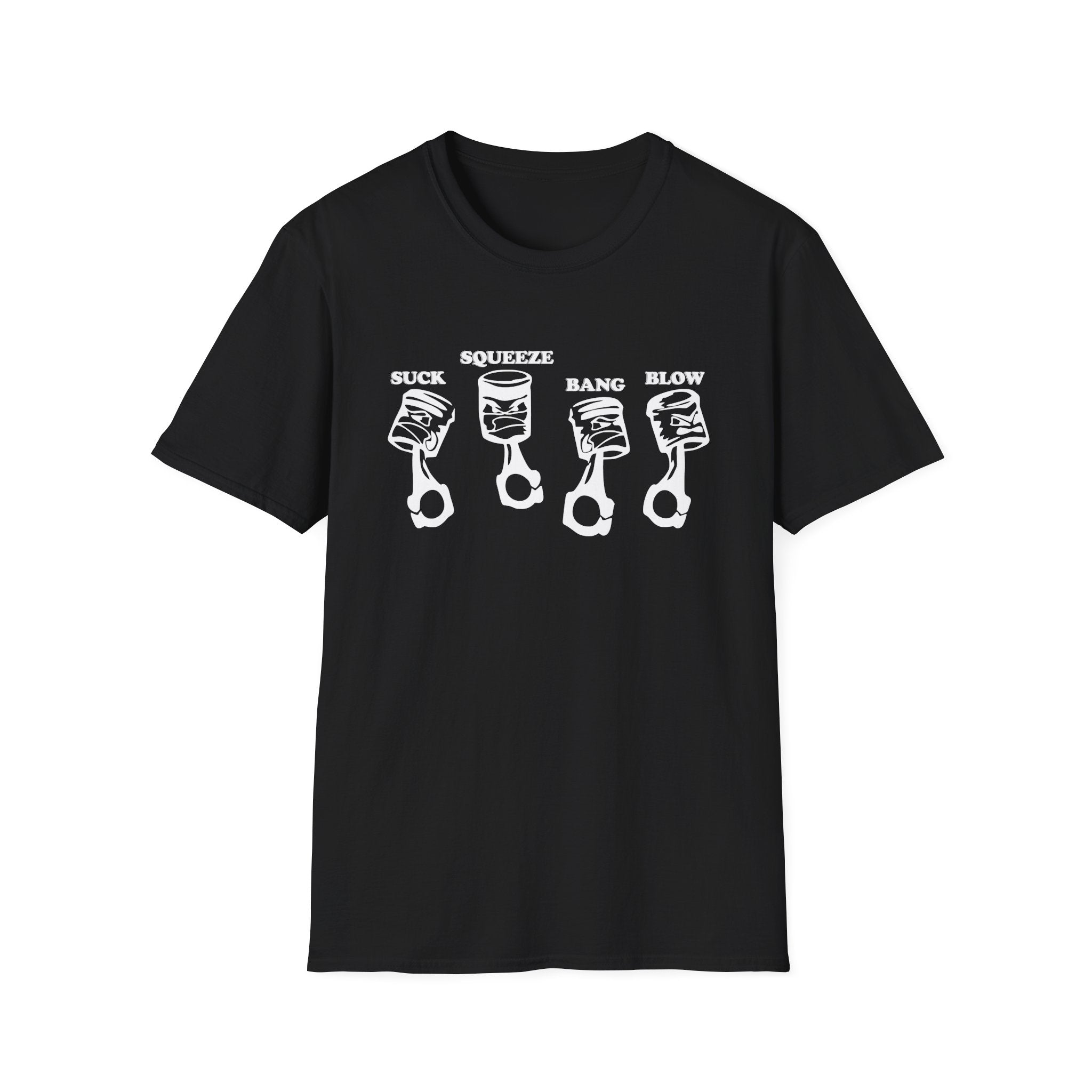Suck Squeeze Bang Blow - Piston T-shirt