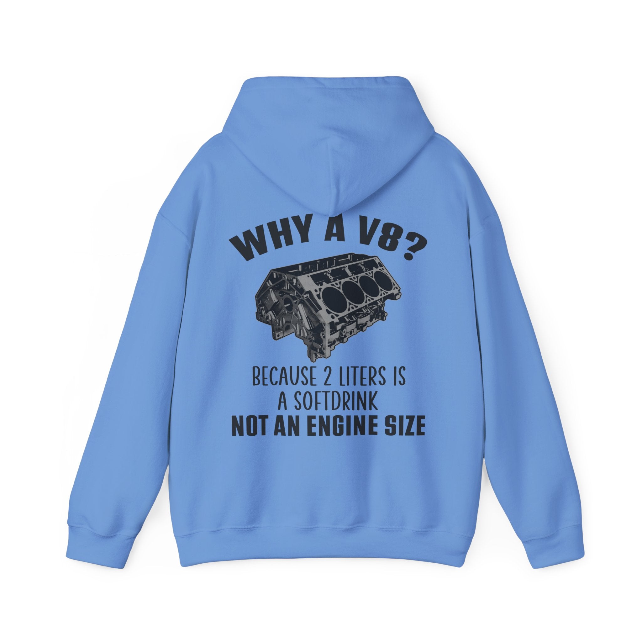 Why A V8? Double-Sided Hoodie - US