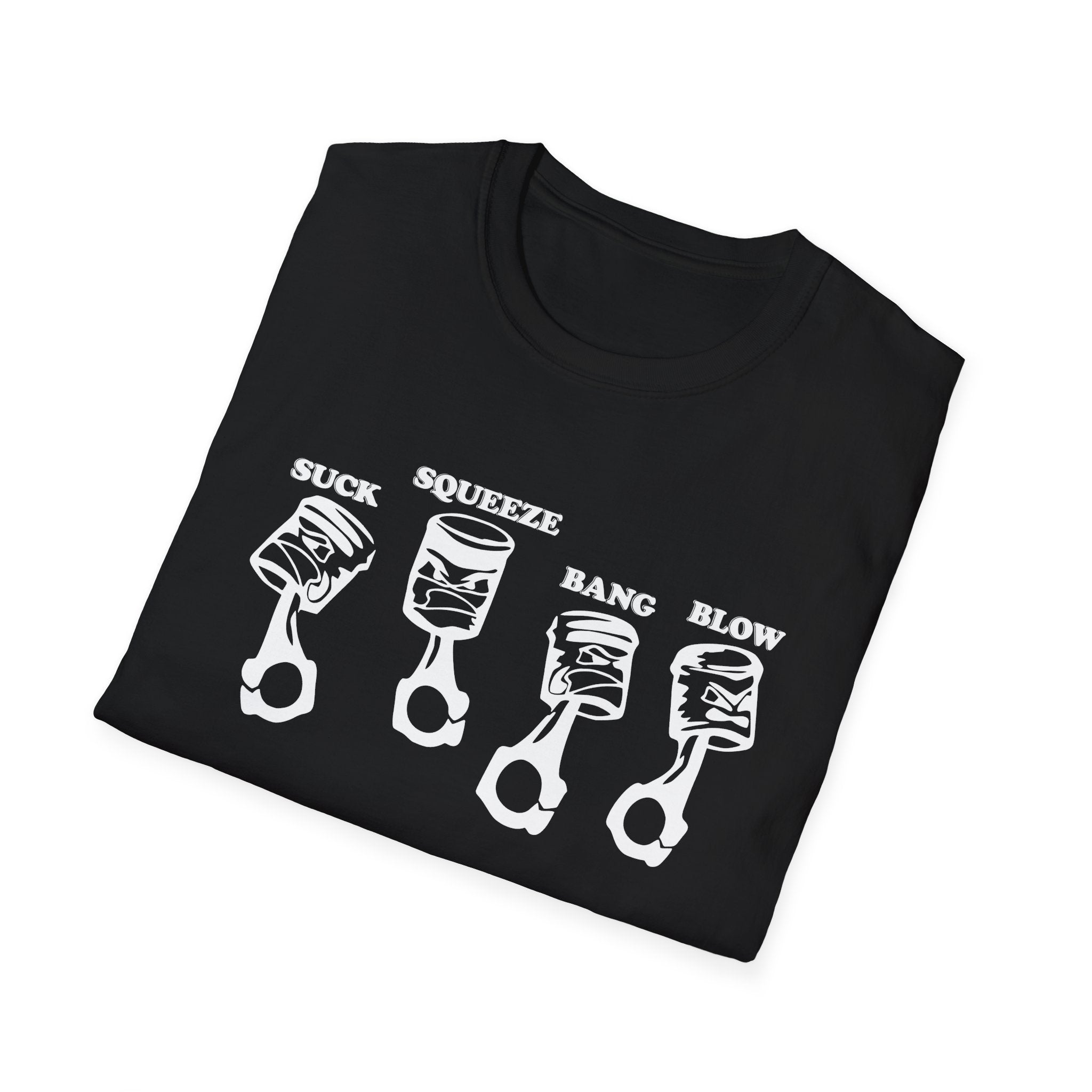 Suck Squeeze Bang Blow - Piston T-shirt