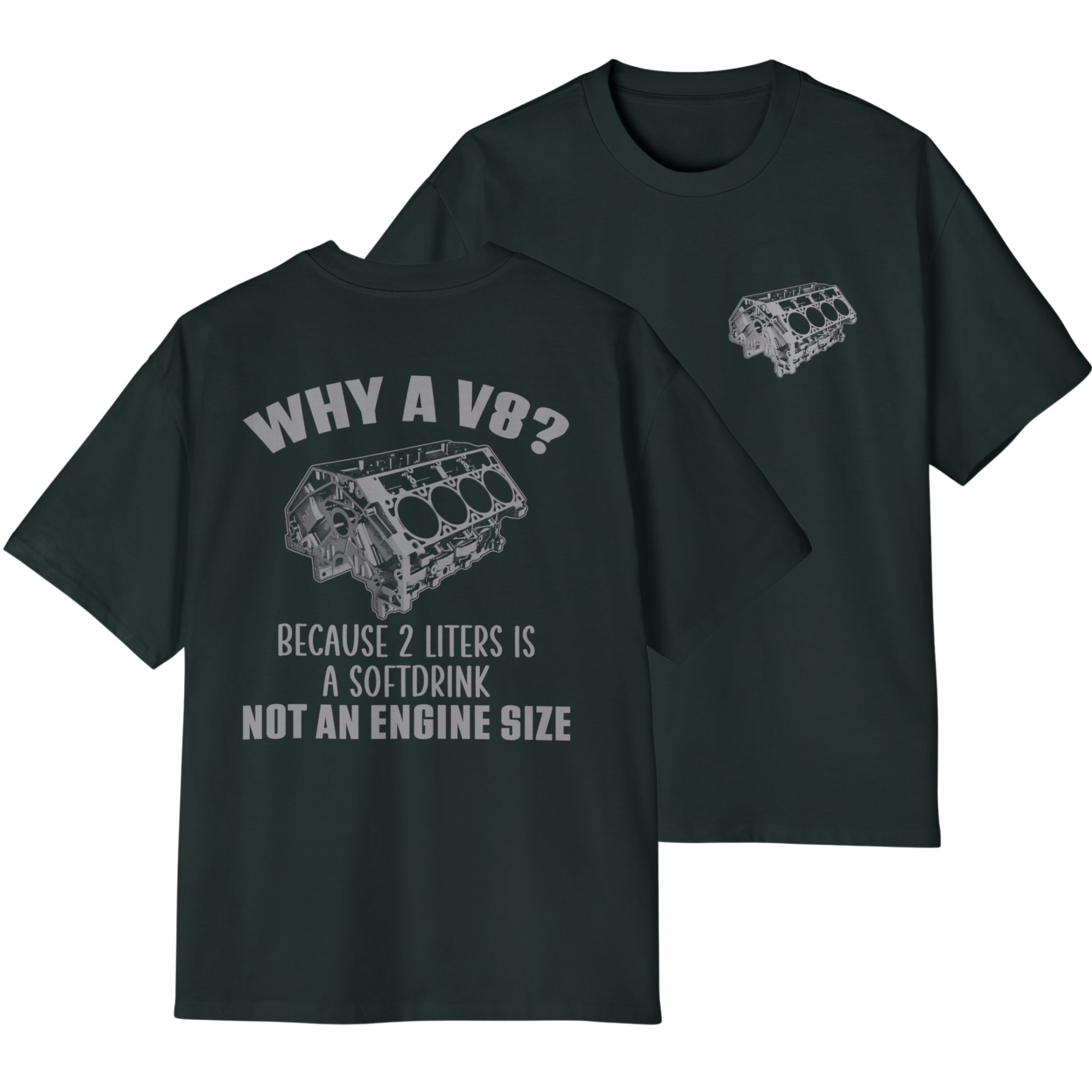 Why A V8 Cozy 100% Carded Cotton Oversized Premium Heavyweight Men's T-shirt