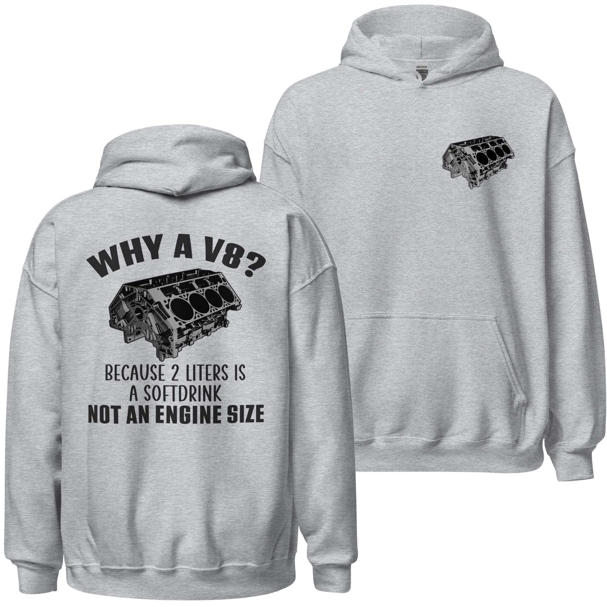 Why A V8 - Classic Fit Medium-heavy US Cotton Standard Hoodie