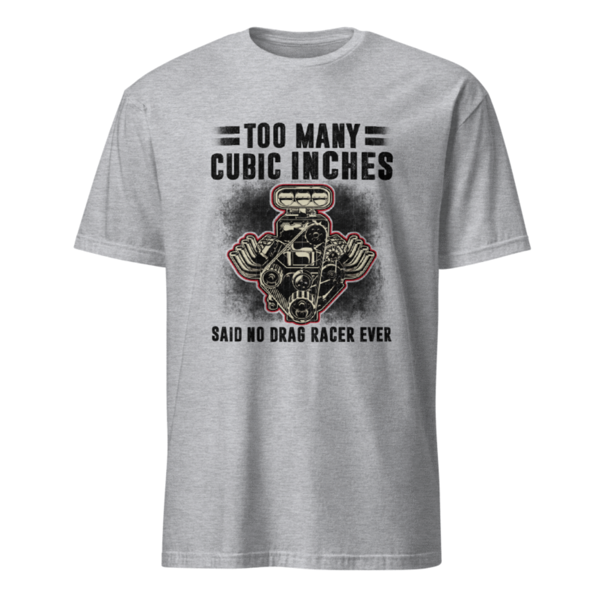 Too Many Cubic Inches V8 T-shirt