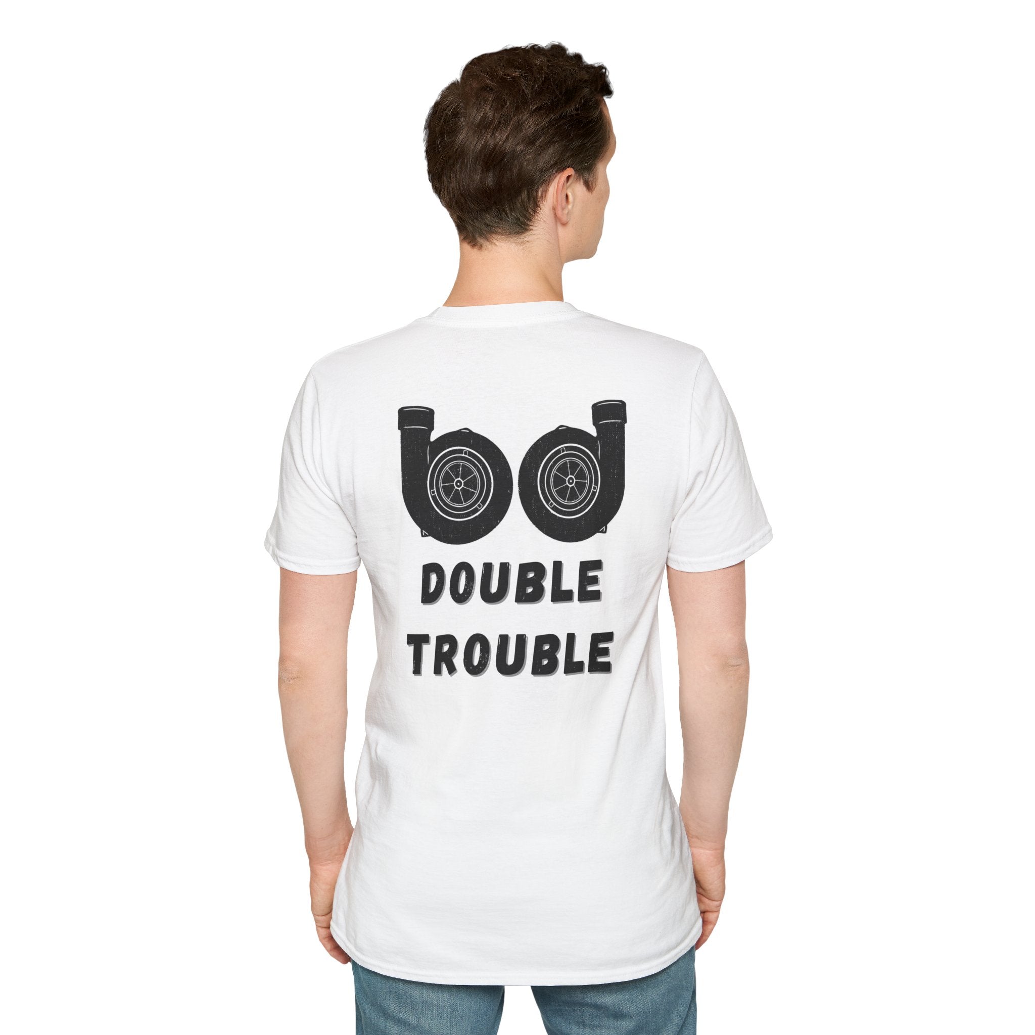 Double Trouble Turbos (Back) T-shirt
