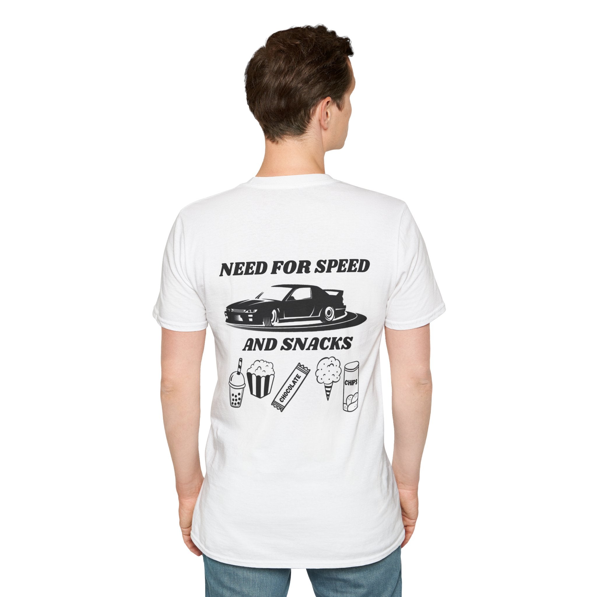 Need For Speed And Snacks (Back) T-shirt