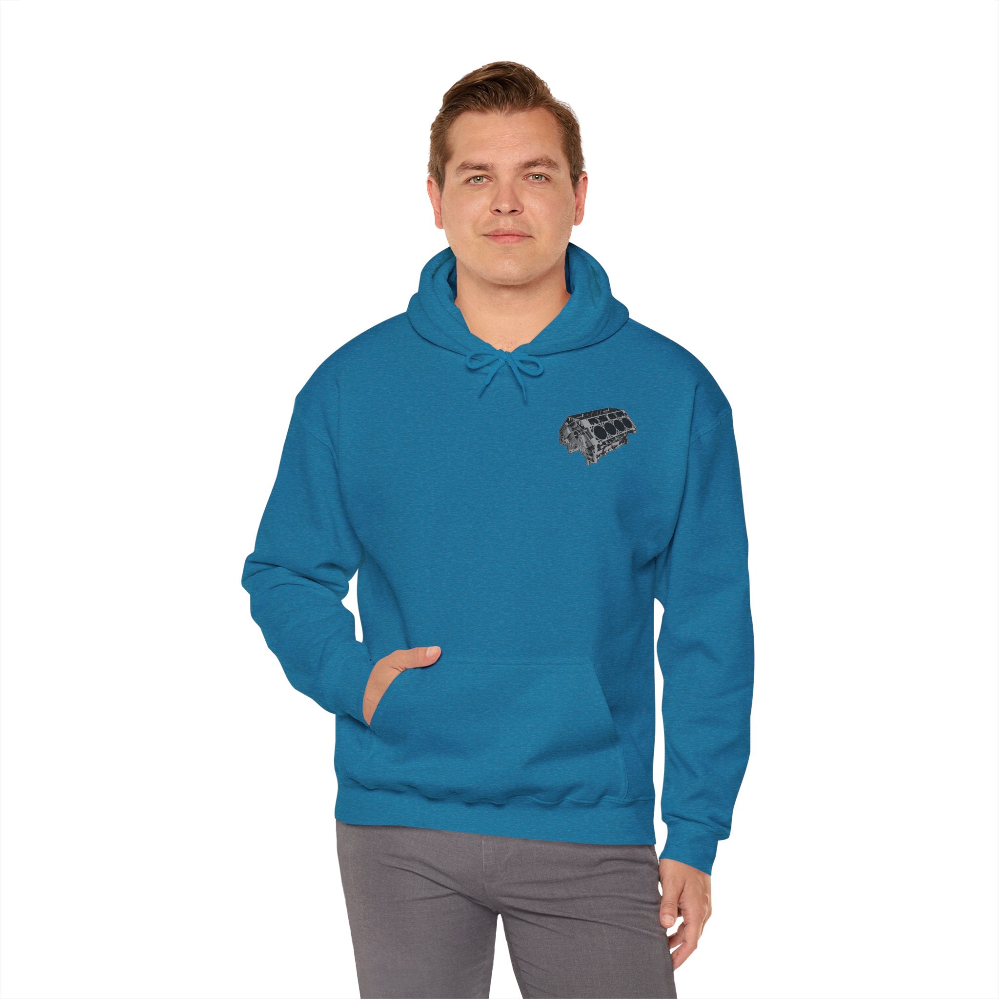 Why A V8? Double-Sided Hoodie - US