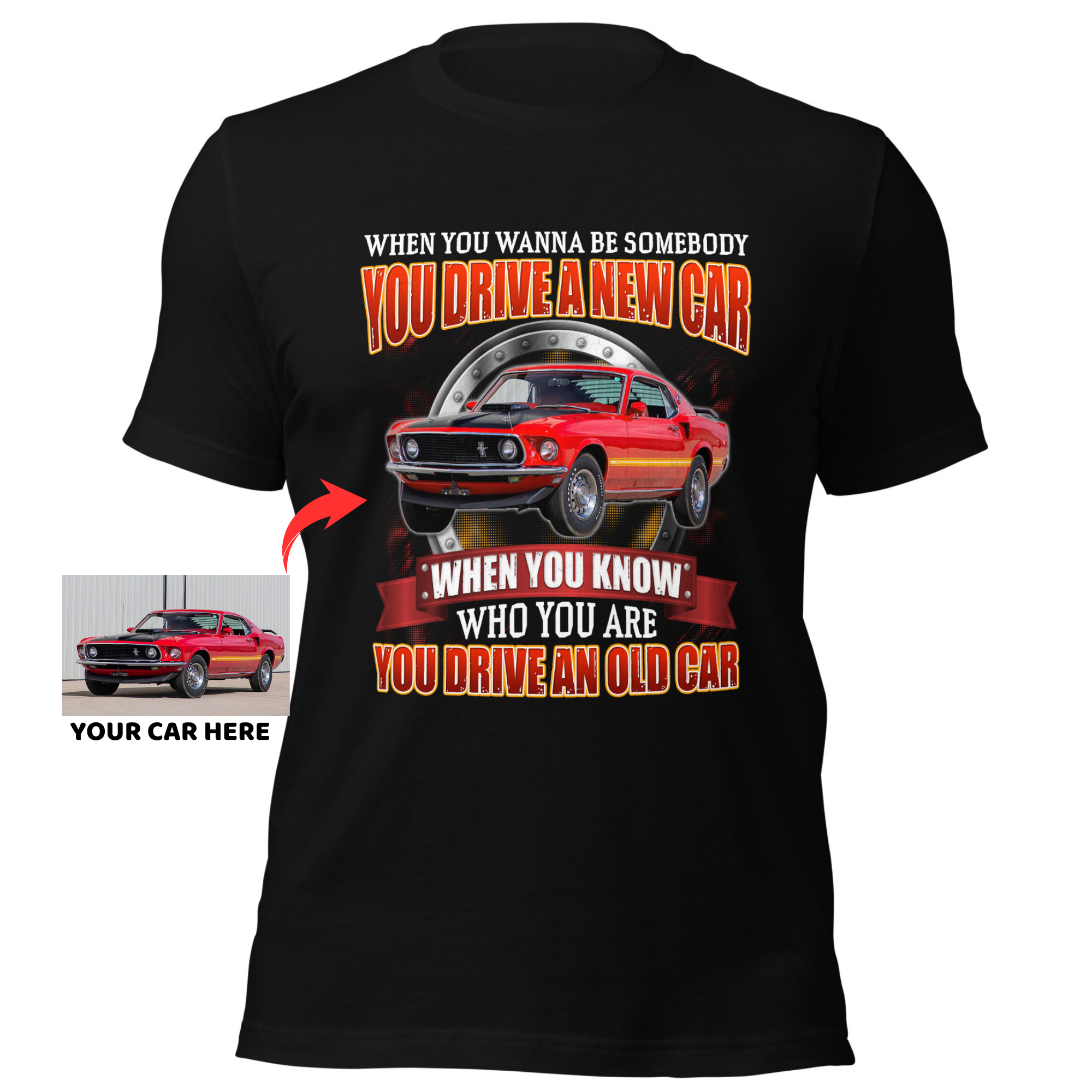 When You Know Who You Are You Drive An Old Car - Superior Eco Super Soft Customized T-shirt