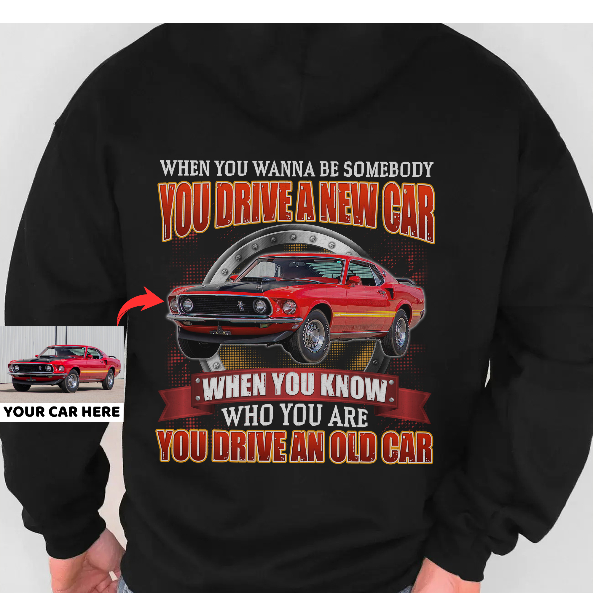 When You Know Who You Are You Drive An Old Car - Personalized Hoodie