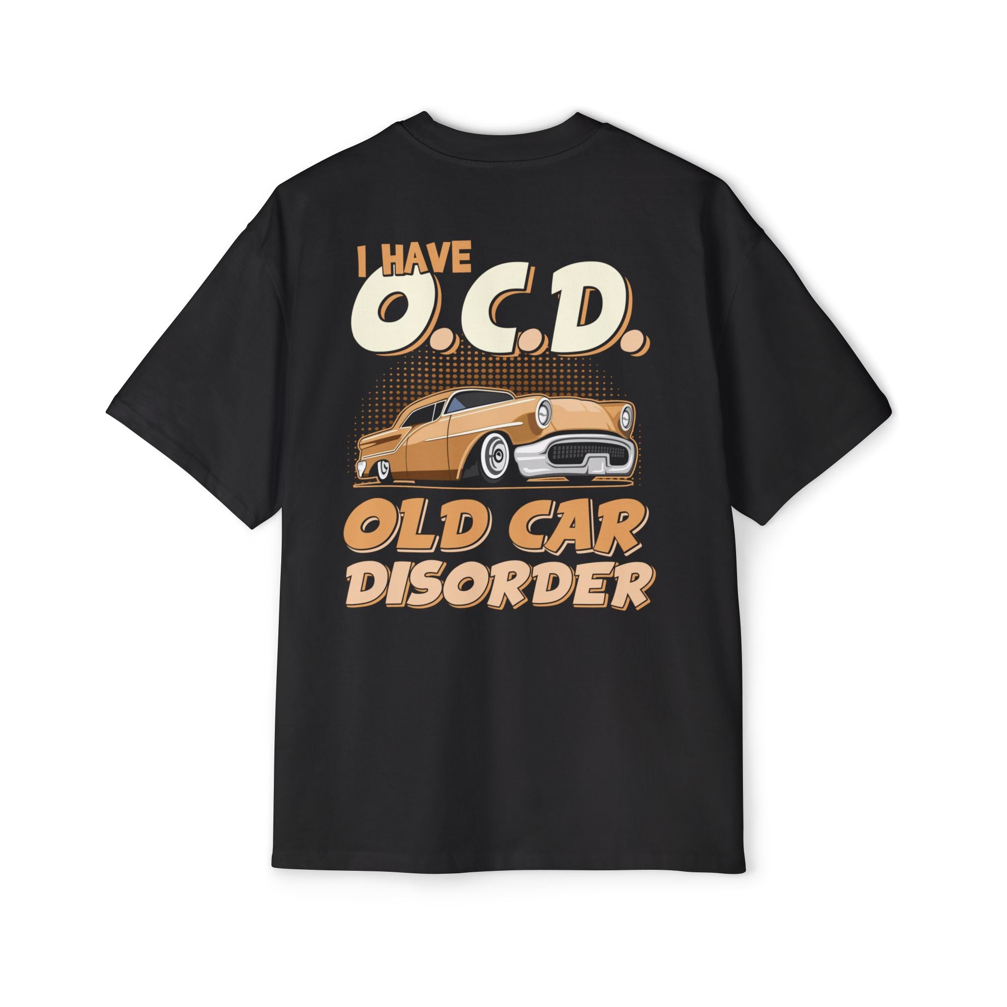 Old Car Disorder - Cozy 100% Carded Cotton Oversized Premium Heavyweight Men's T-shirt