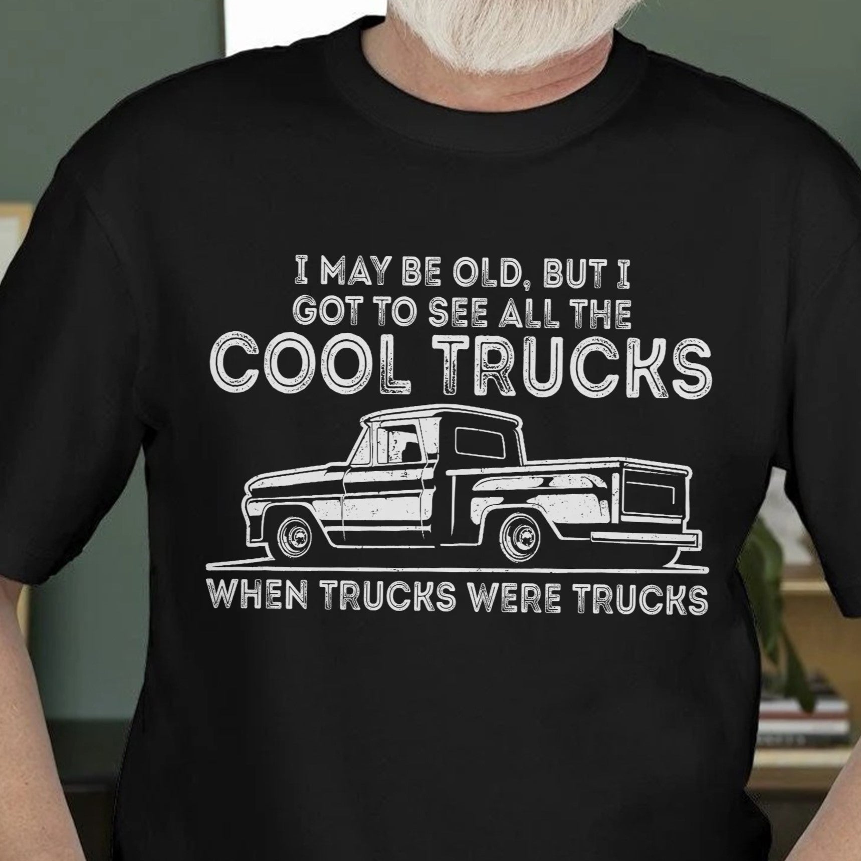 When Trucks Were Trucks - Super Soft Comfy 100% Combed Ring-Spun Cotton Retail Fit Premium Lightweight Men's T-shirt