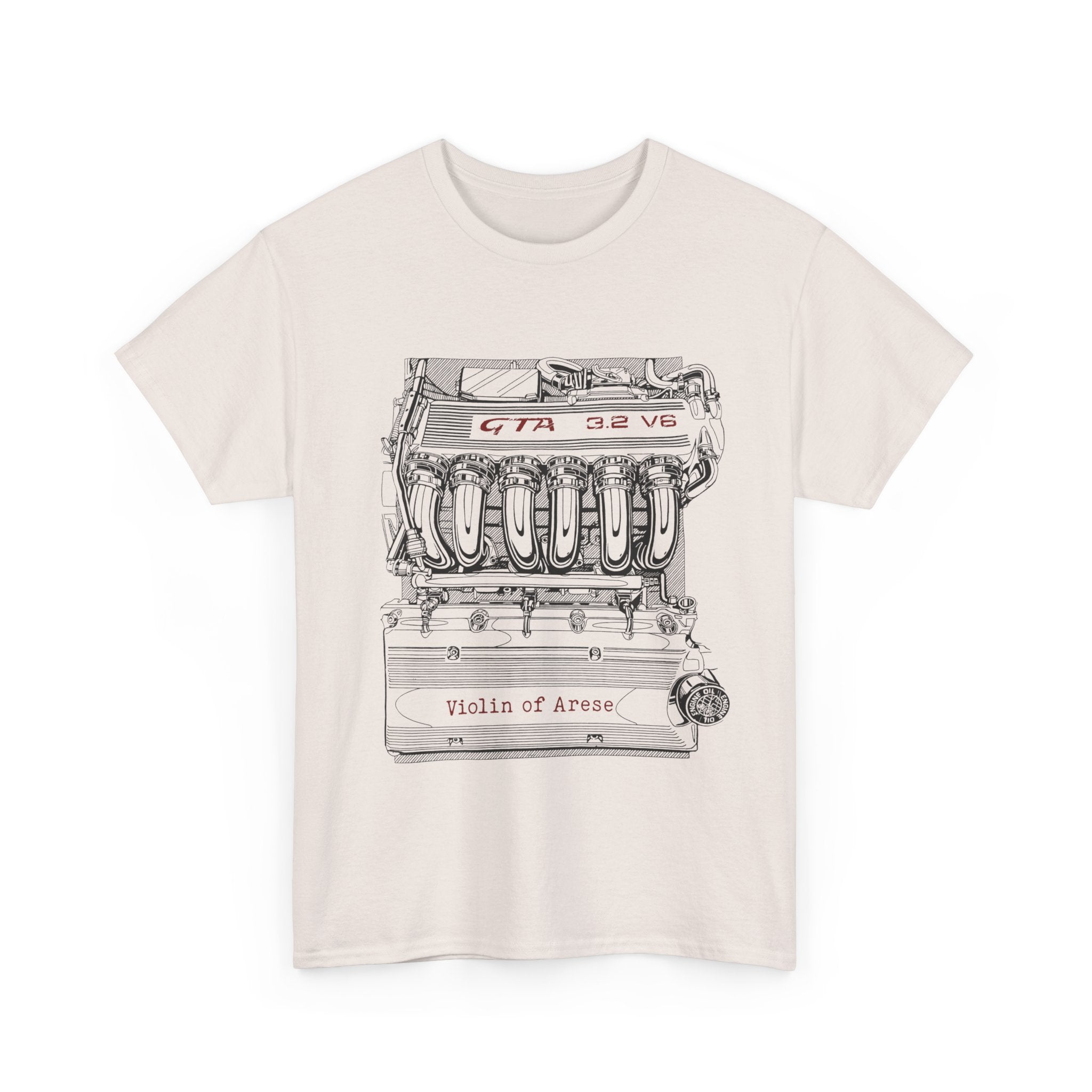 Violin of Arese Busso V6 Engine T-shirt