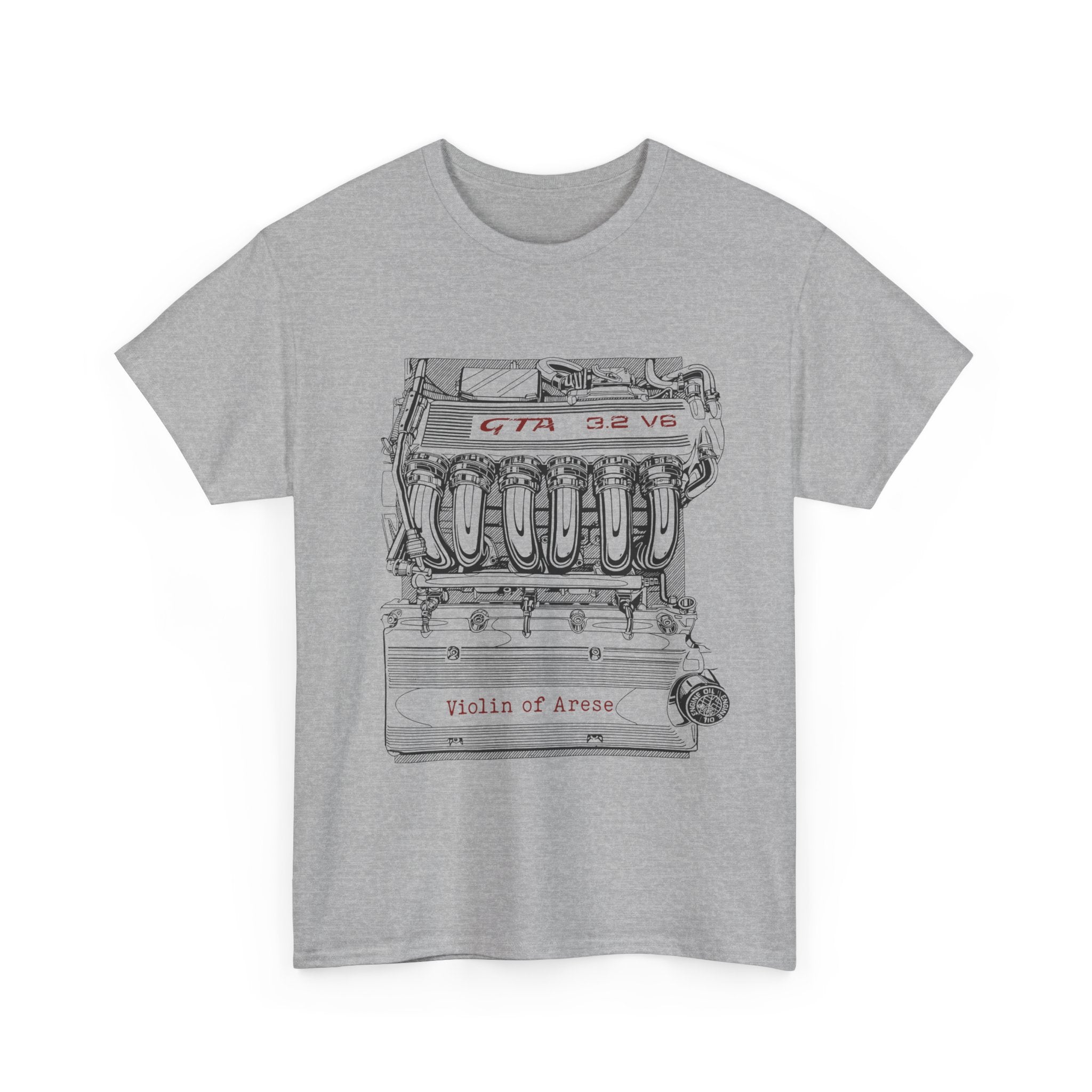 Violin of Arese Busso V6 Engine T-shirt