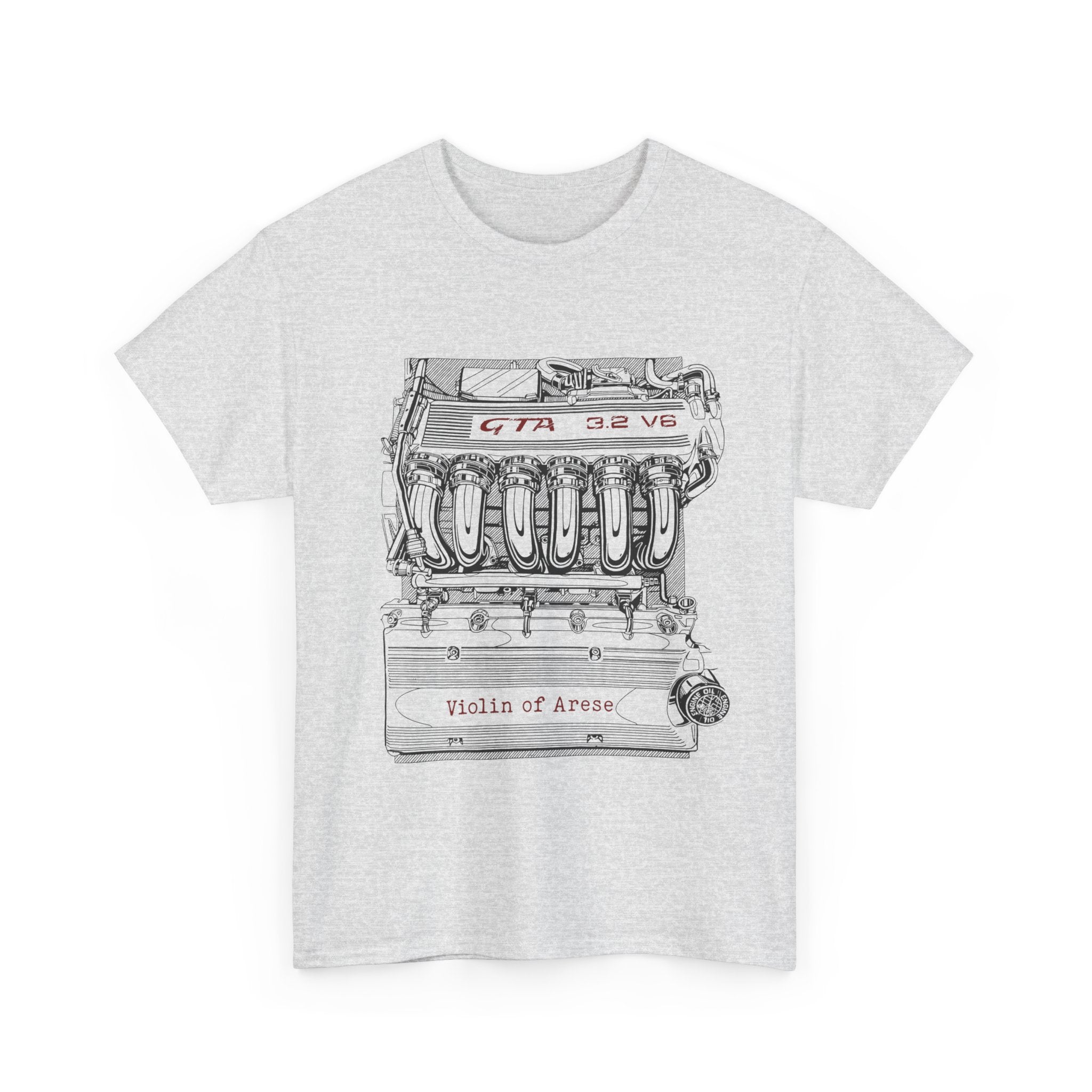 Violin of Arese Busso V6 Engine T-shirt