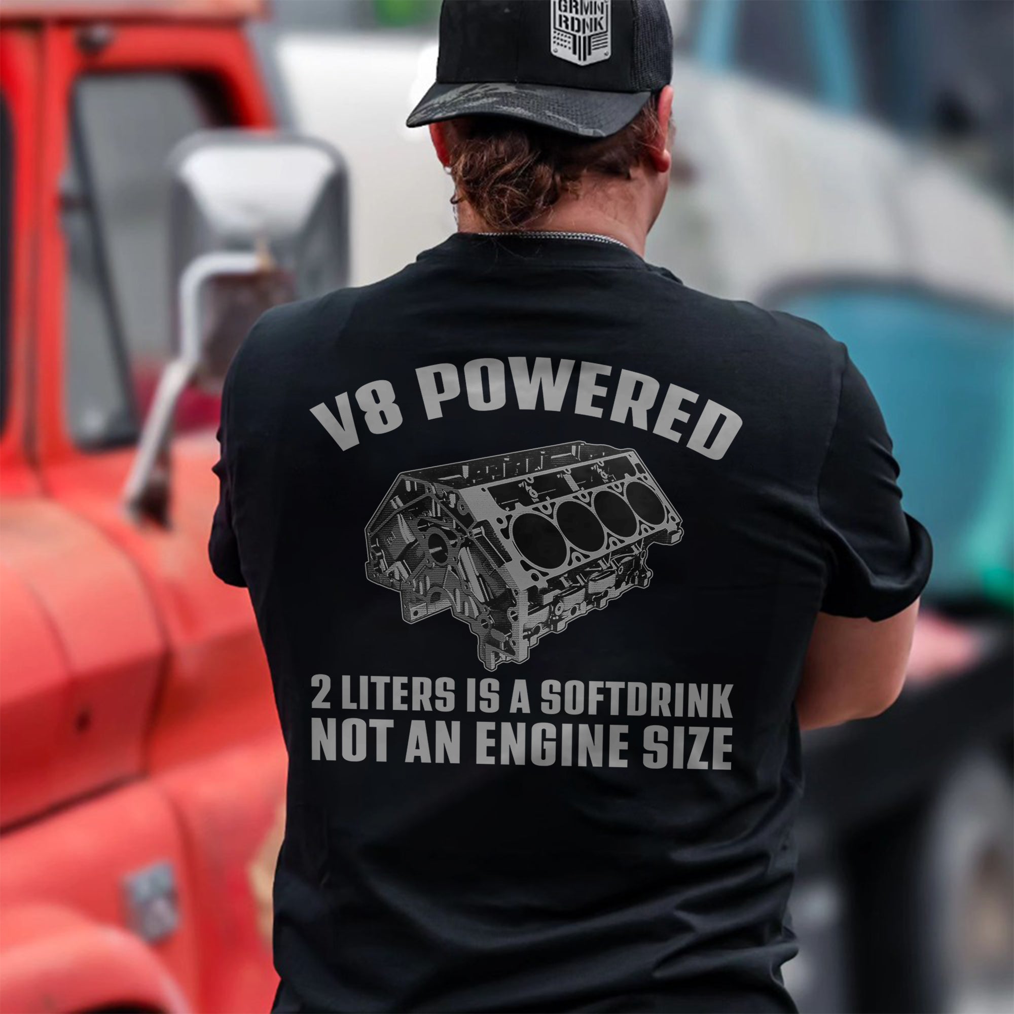 V8 Powered Funny T-shirt