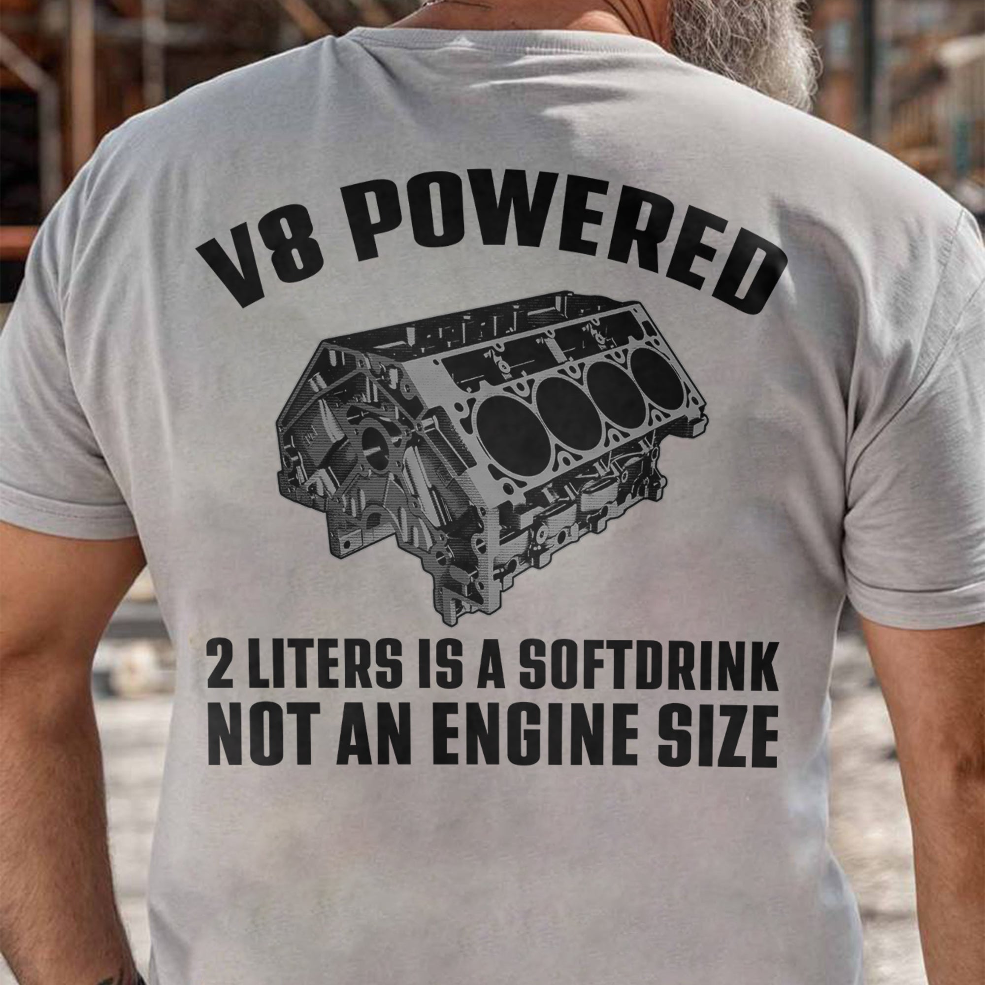 V8 Powered Funny T-shirt