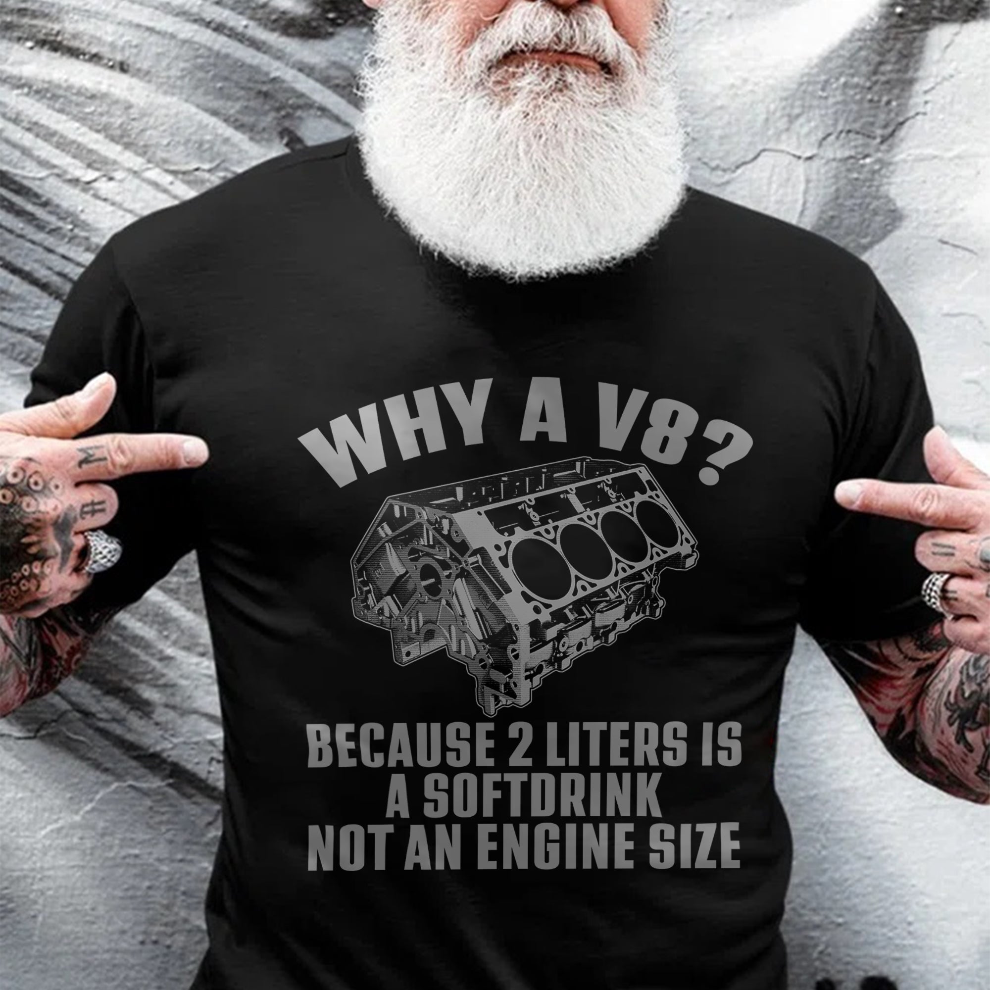 Because 2 Liters Is A Softdrink V8 T-shirt