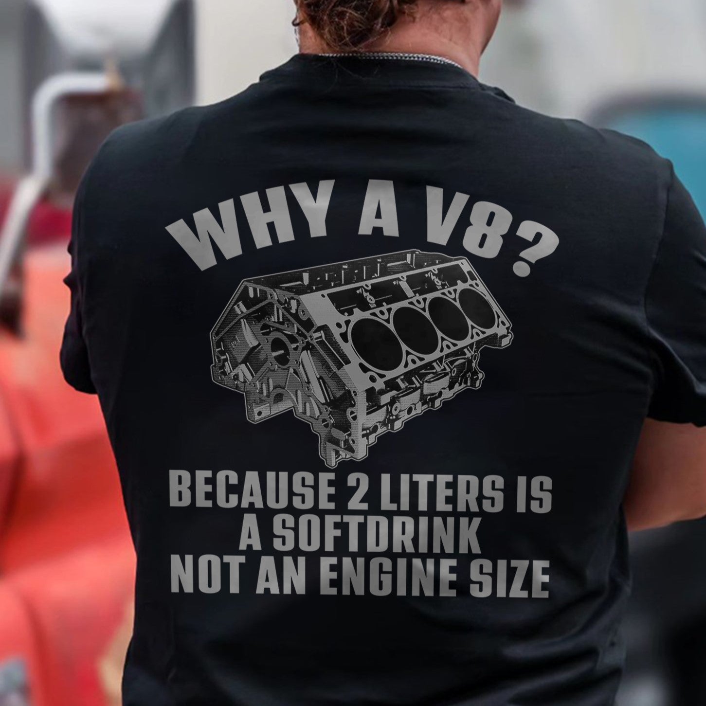 Because 2 Liters Is A Softdrink V8 T-shirt