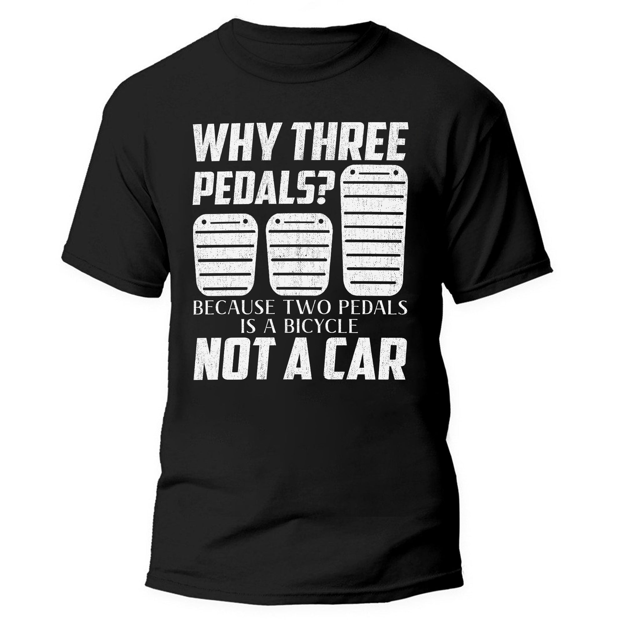 Why Three Pedals - Manual T-shirt