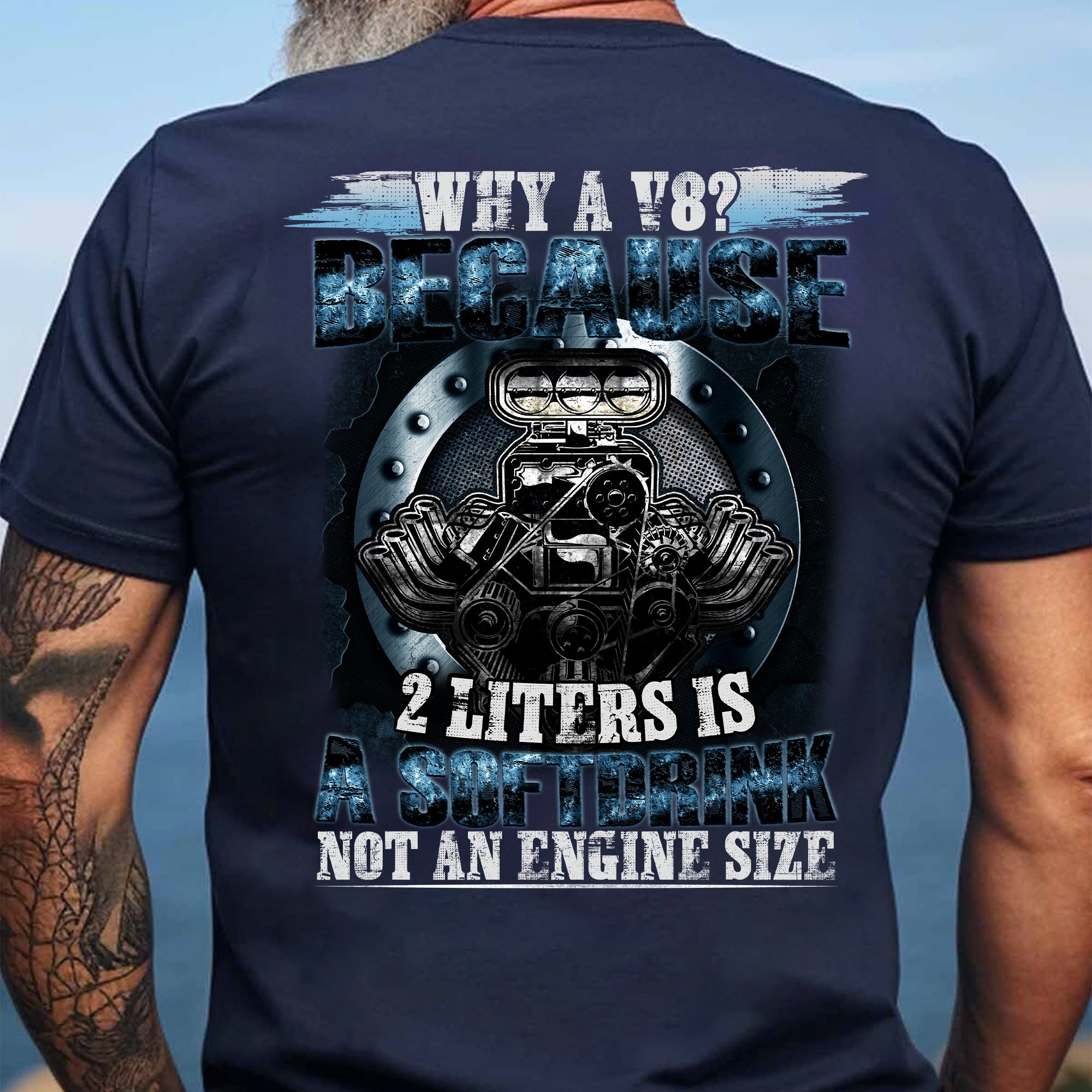 Why A V8 Engine Humor T-shirt