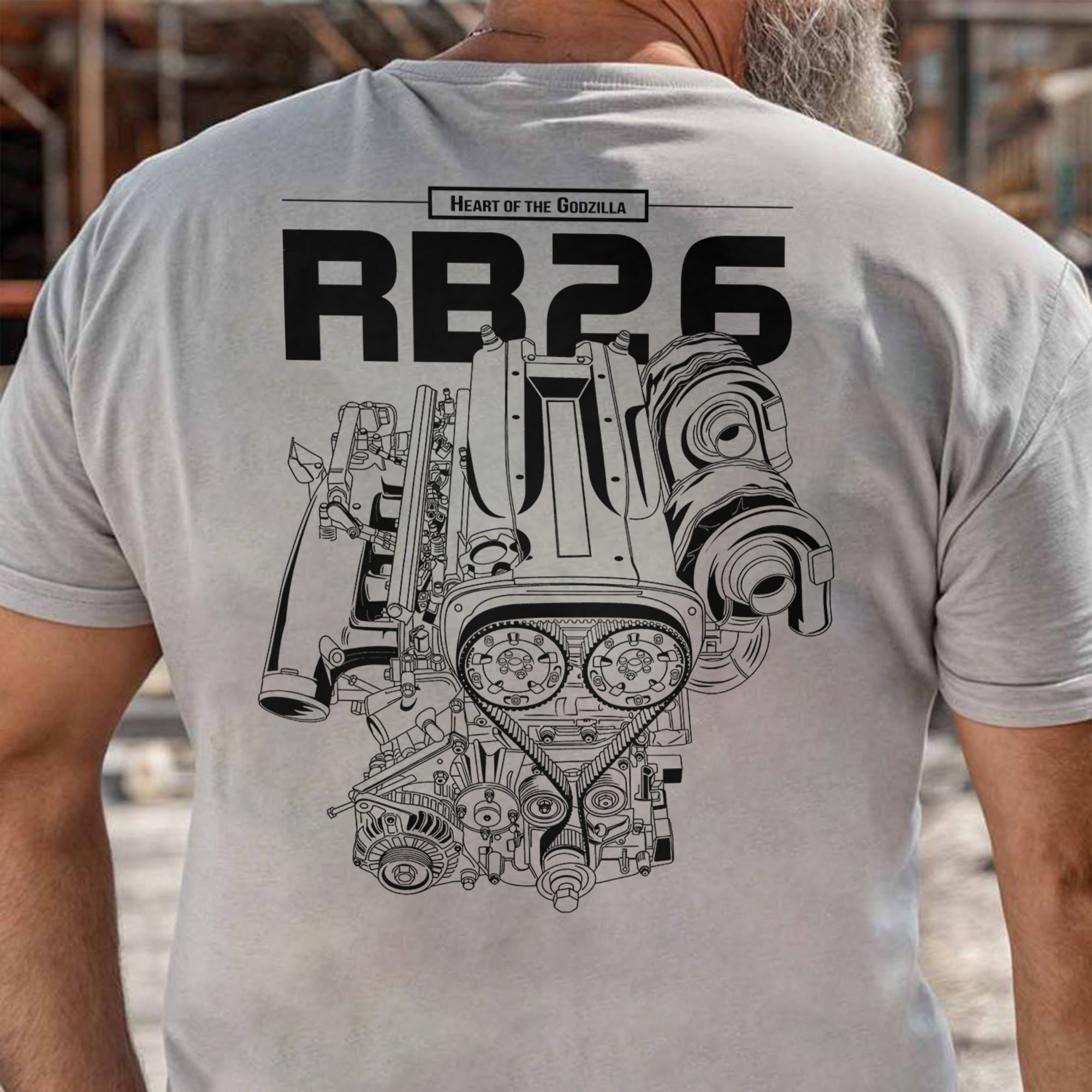 RB26 - Heart Of The Godzilla T-shirt