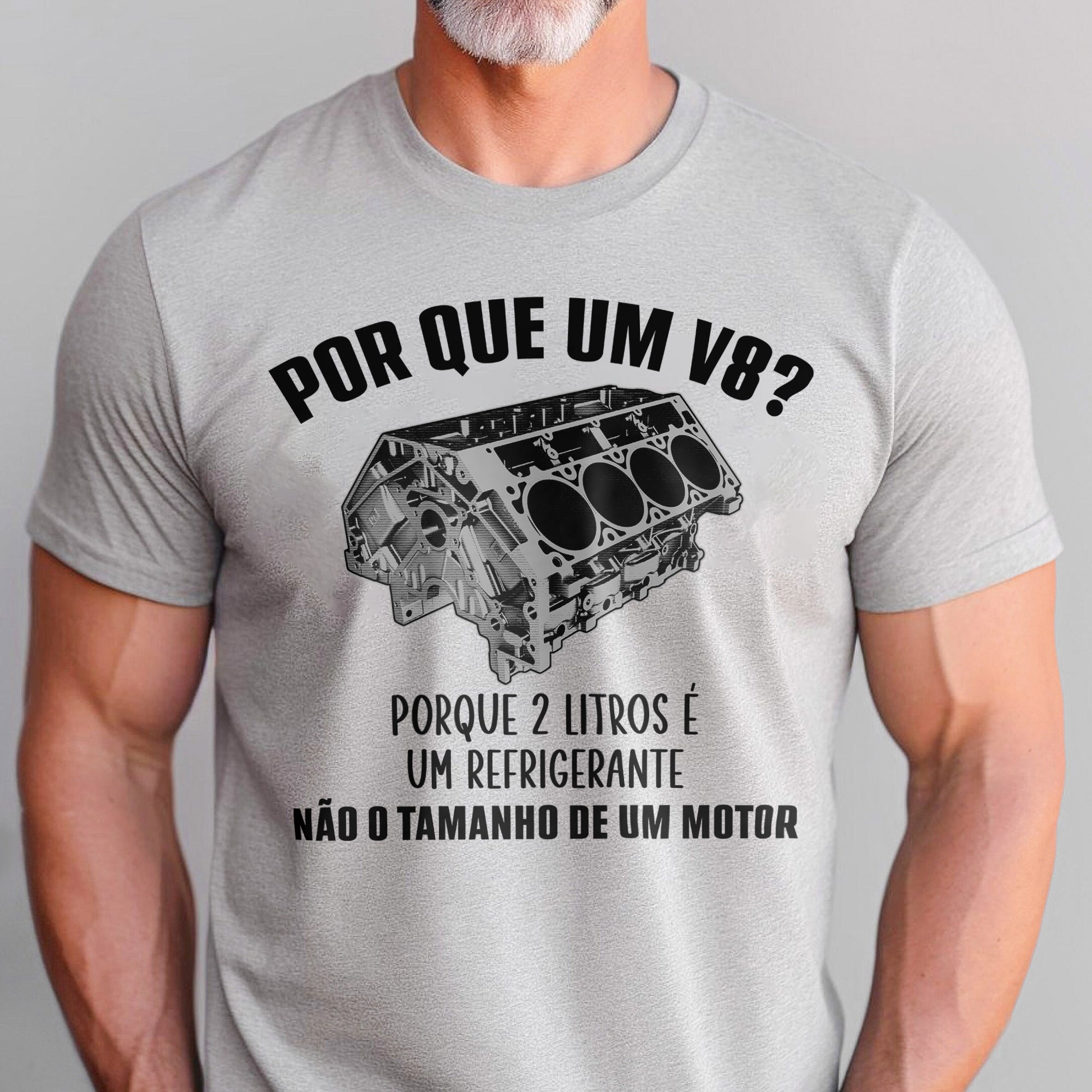 Por que um V8? T-shirt