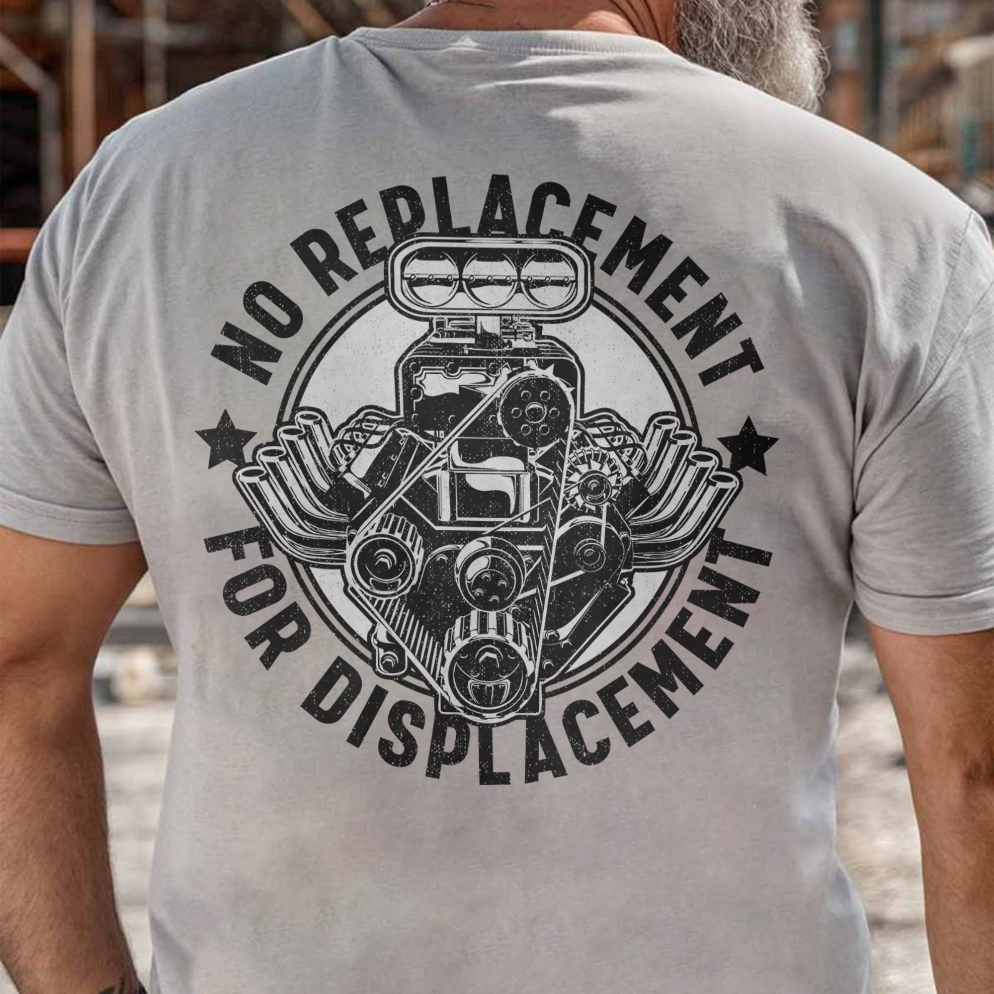 No Replacement For Displacement V8 T-shirt