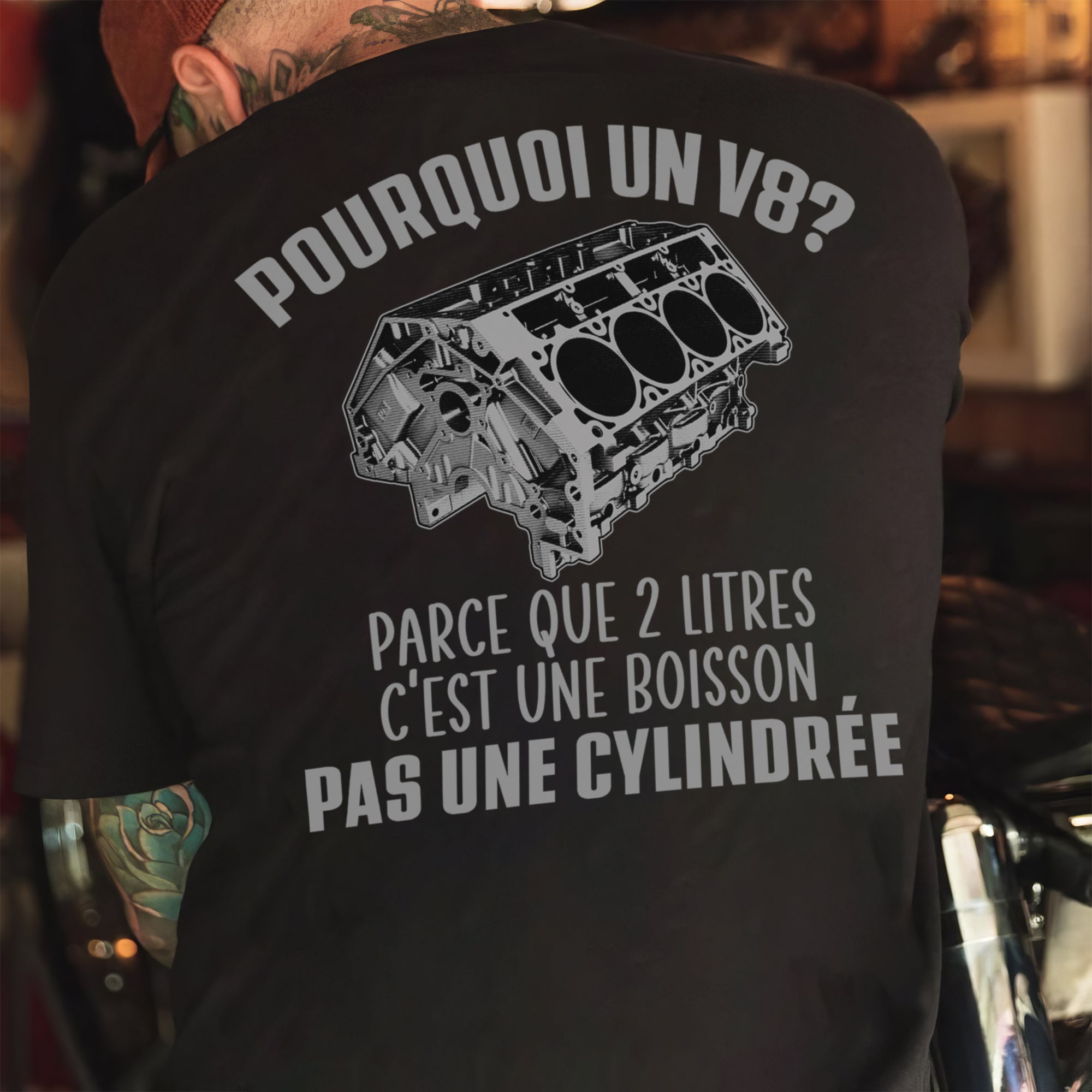 Pourquoi un V8 T-shirt