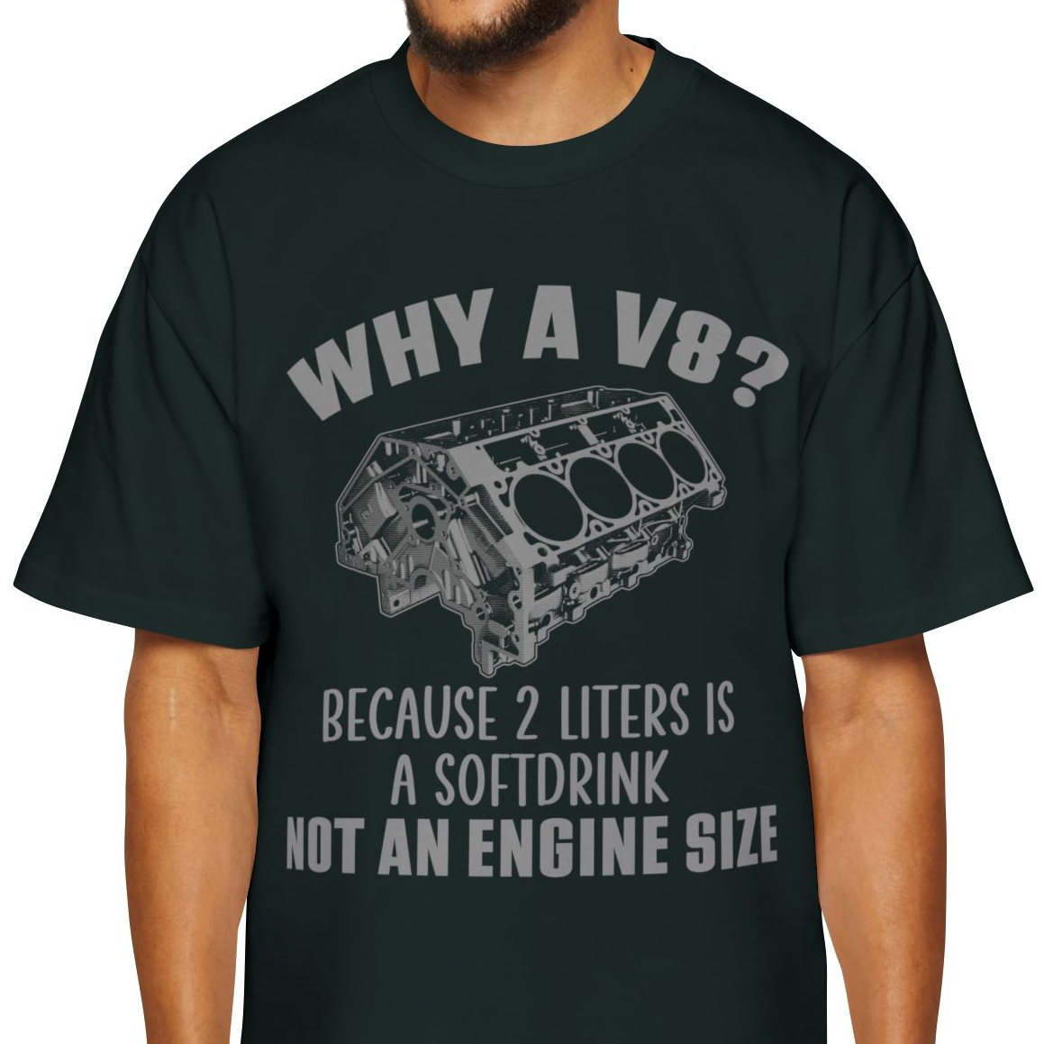 Why A V8 Cozy 100% Carded Cotton Oversized Premium Heavyweight Men's T-shirt