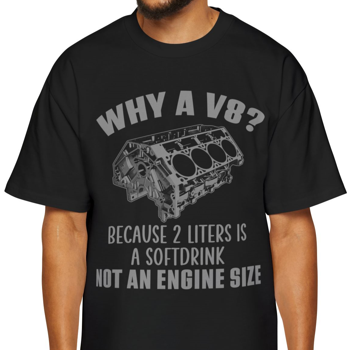 Why A V8 Cozy 100% Carded Cotton Oversized Premium Heavyweight Men's T-shirt