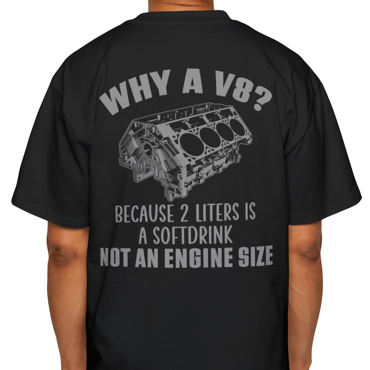 Why A V8 Cozy 100% Carded Cotton Oversized Premium Heavyweight Men's T-shirt