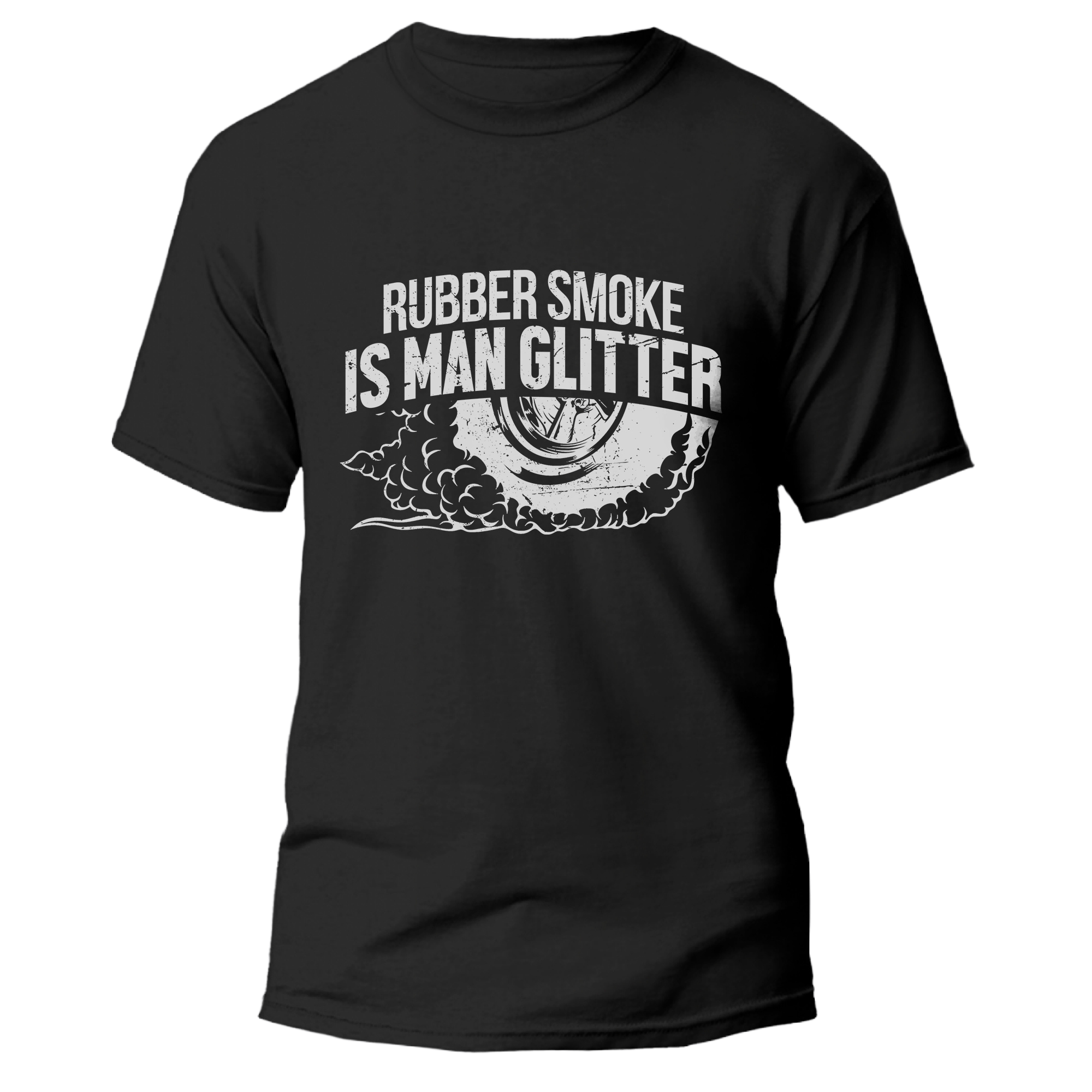 Rubber Smoke Is Man Glitter T-shirt