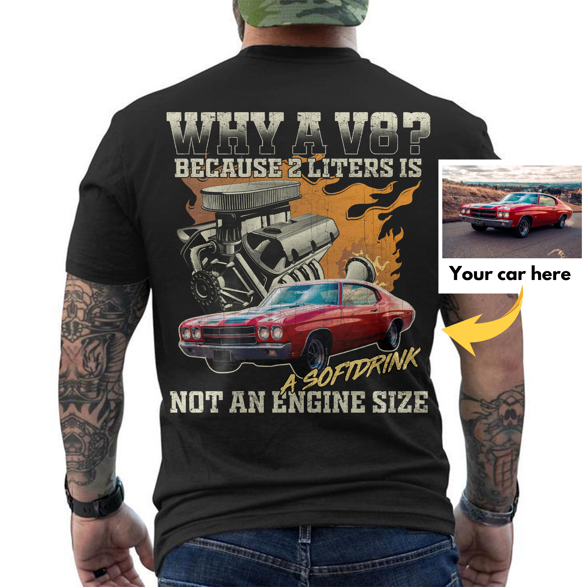 Why A V8 Personalized Car T-shirt