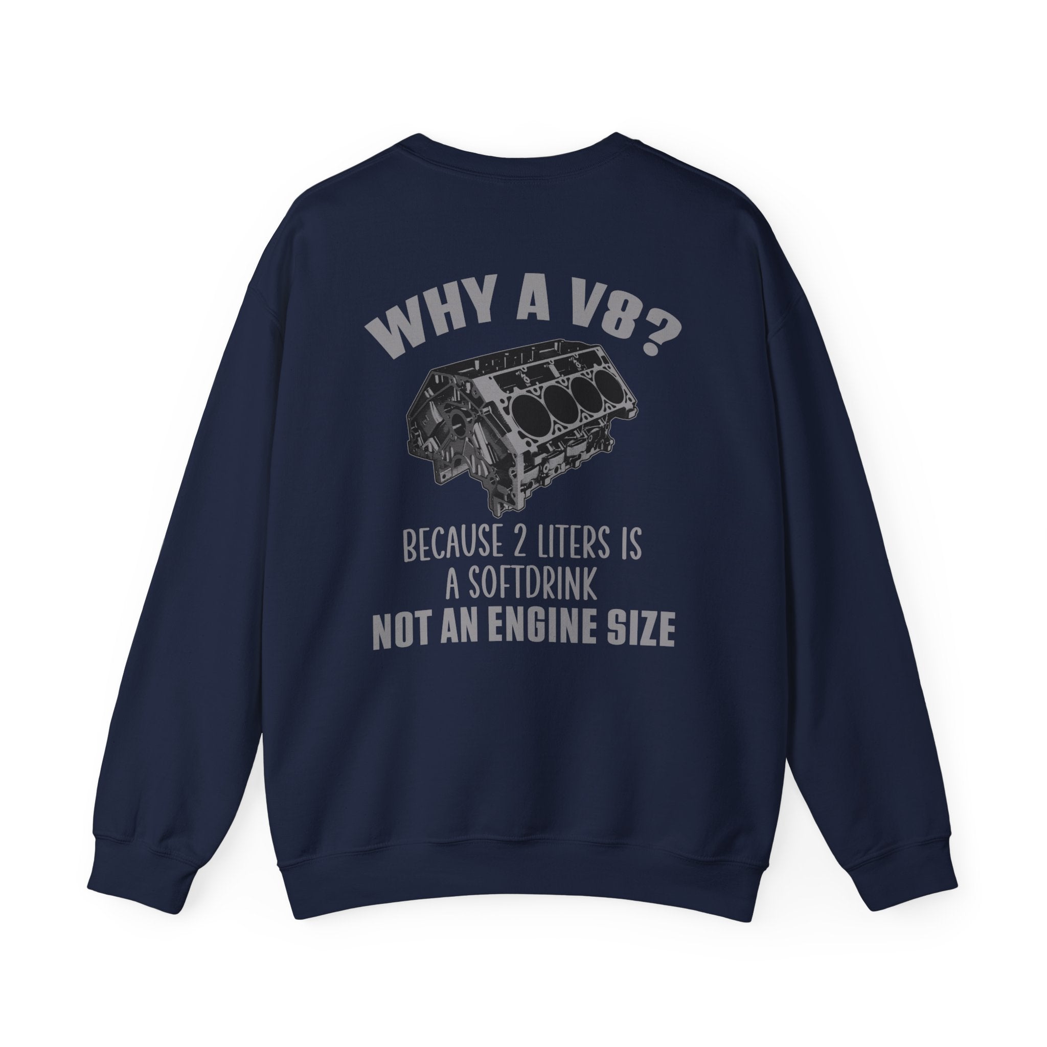 Why A V8 Crewneck Sweatshirt