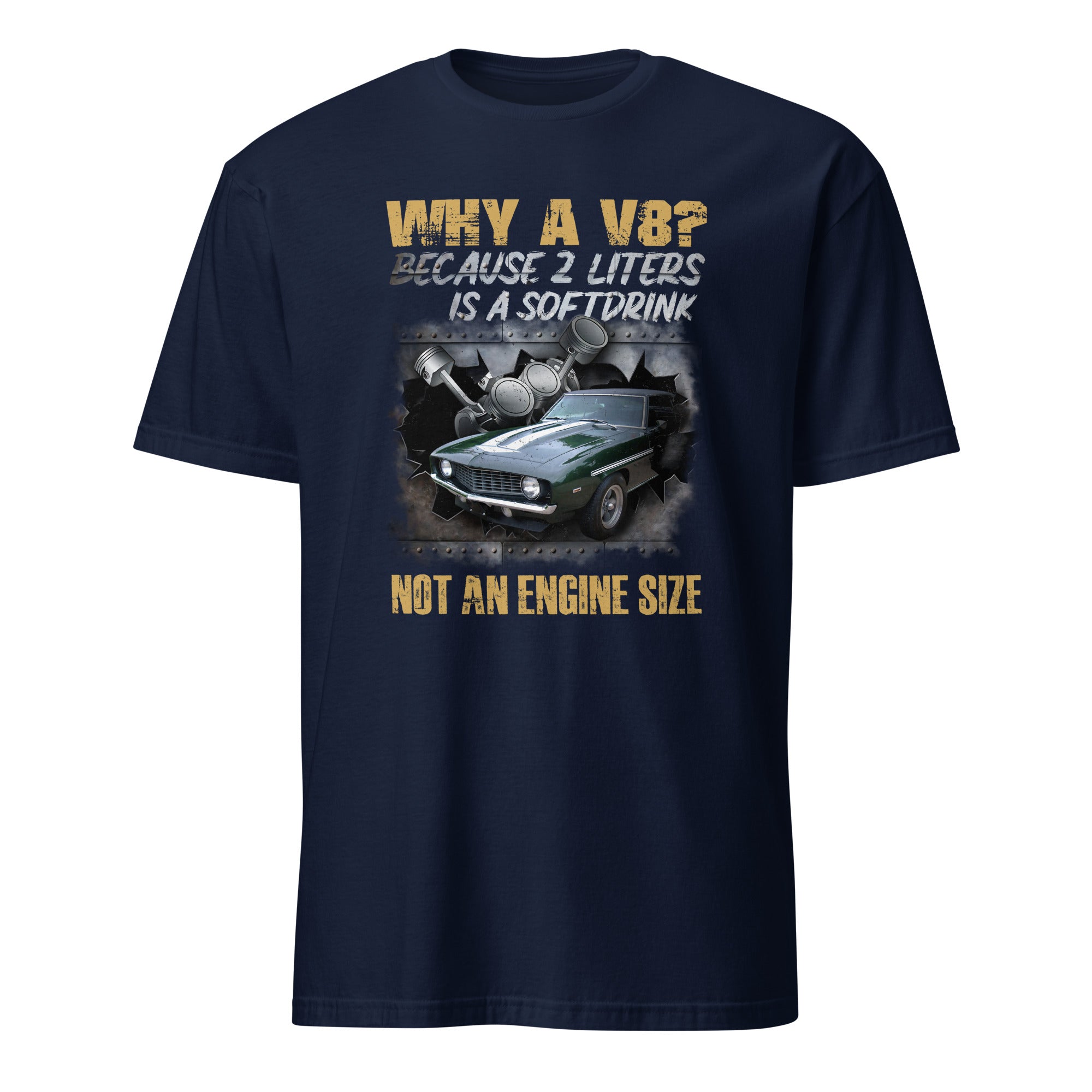 V8 - Liters Is A Softdrink T-shirt With Customized Car