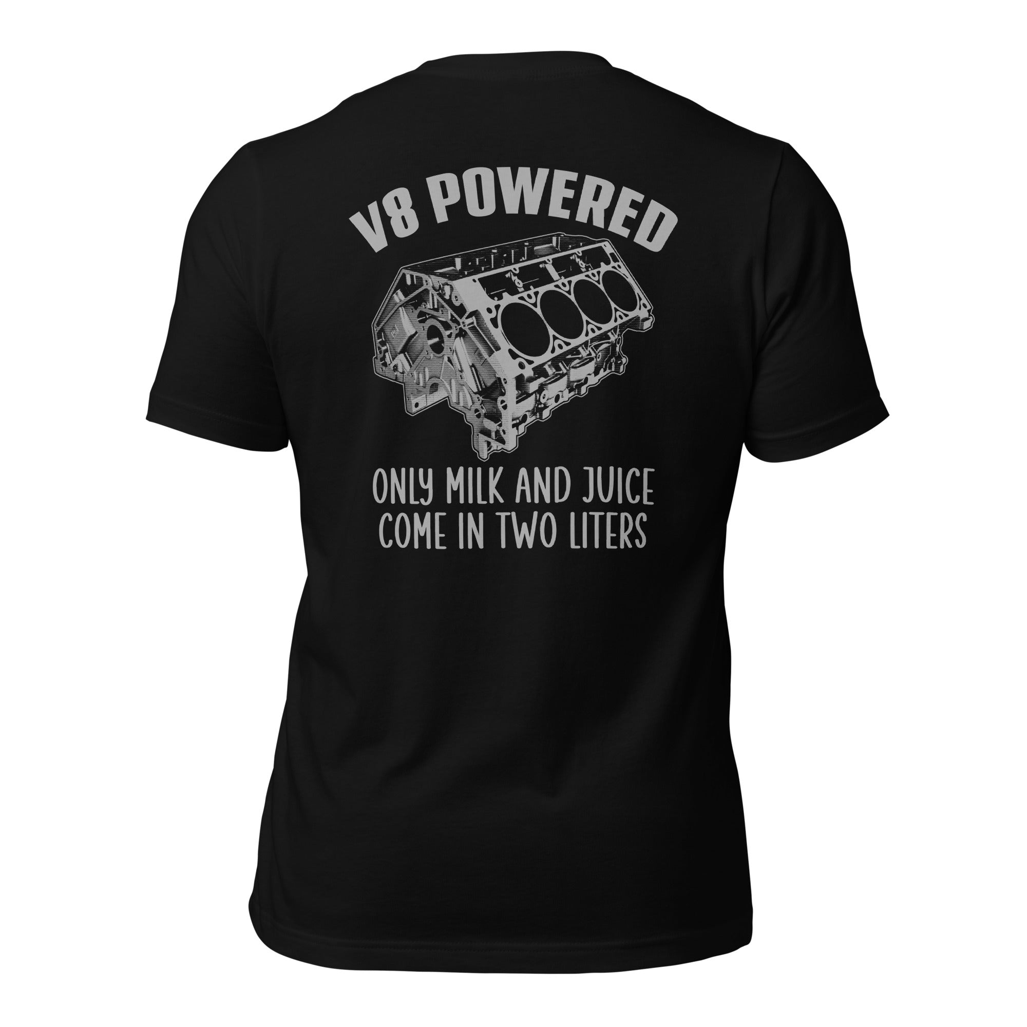 V8 Powered - Super Soft Comfy 100% Combed Ring-Spun Cotton Retail Fit Premium Lightweight Men's T-shirt