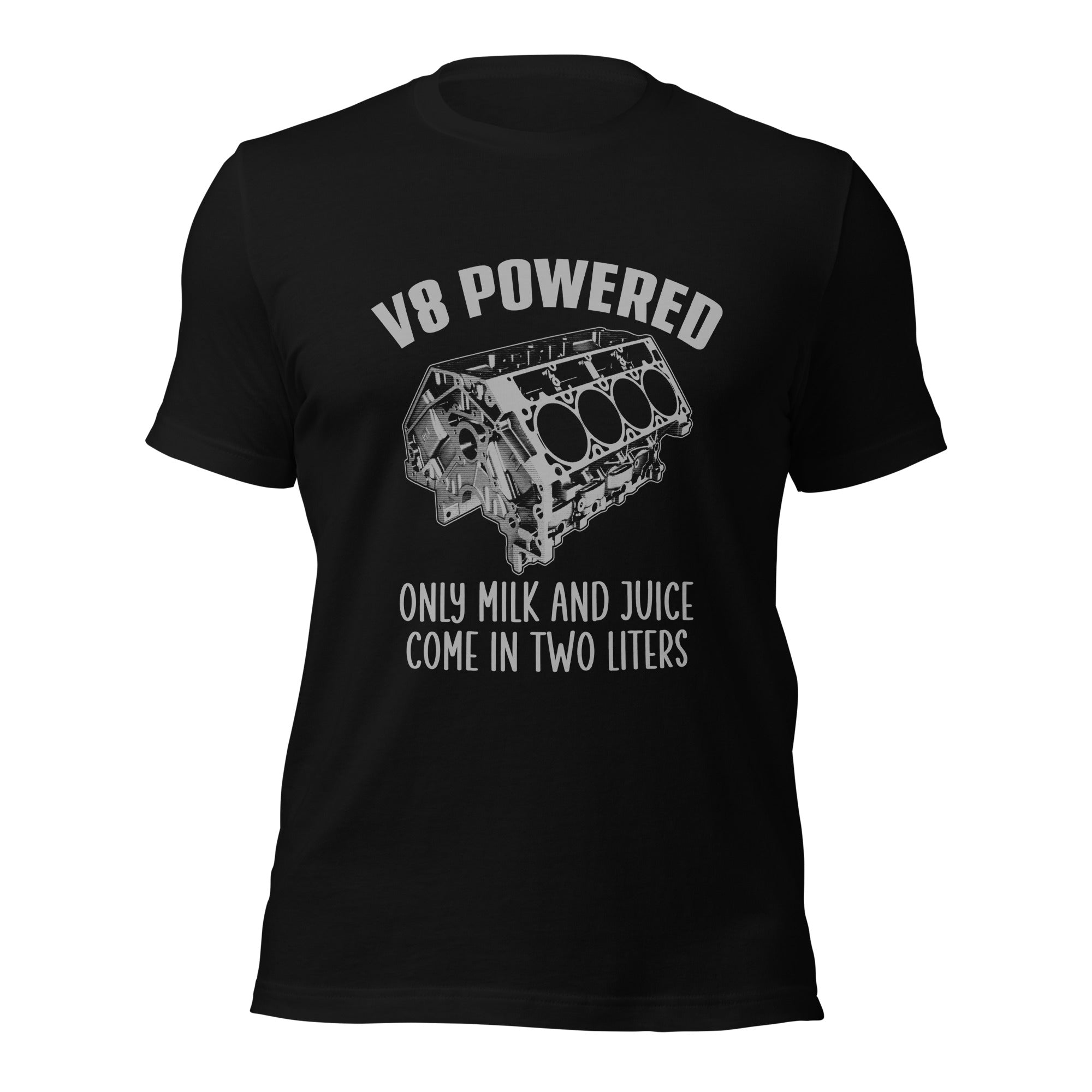 V8 Powered - Super Soft Comfy 100% Combed Ring-Spun Cotton Retail Fit Premium Lightweight Men's T-shirt