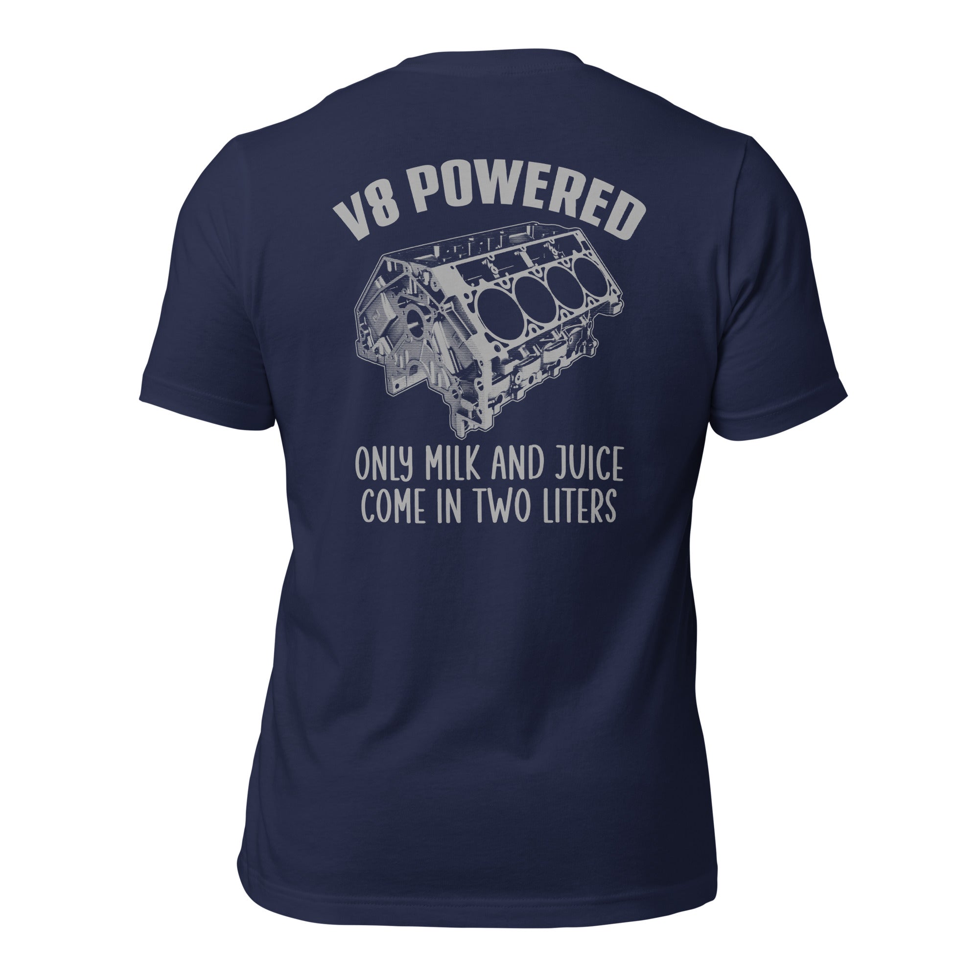 V8 Powered - Super Soft Comfy 100% Combed Ring-Spun Cotton Retail Fit Premium Lightweight Men's T-shirt