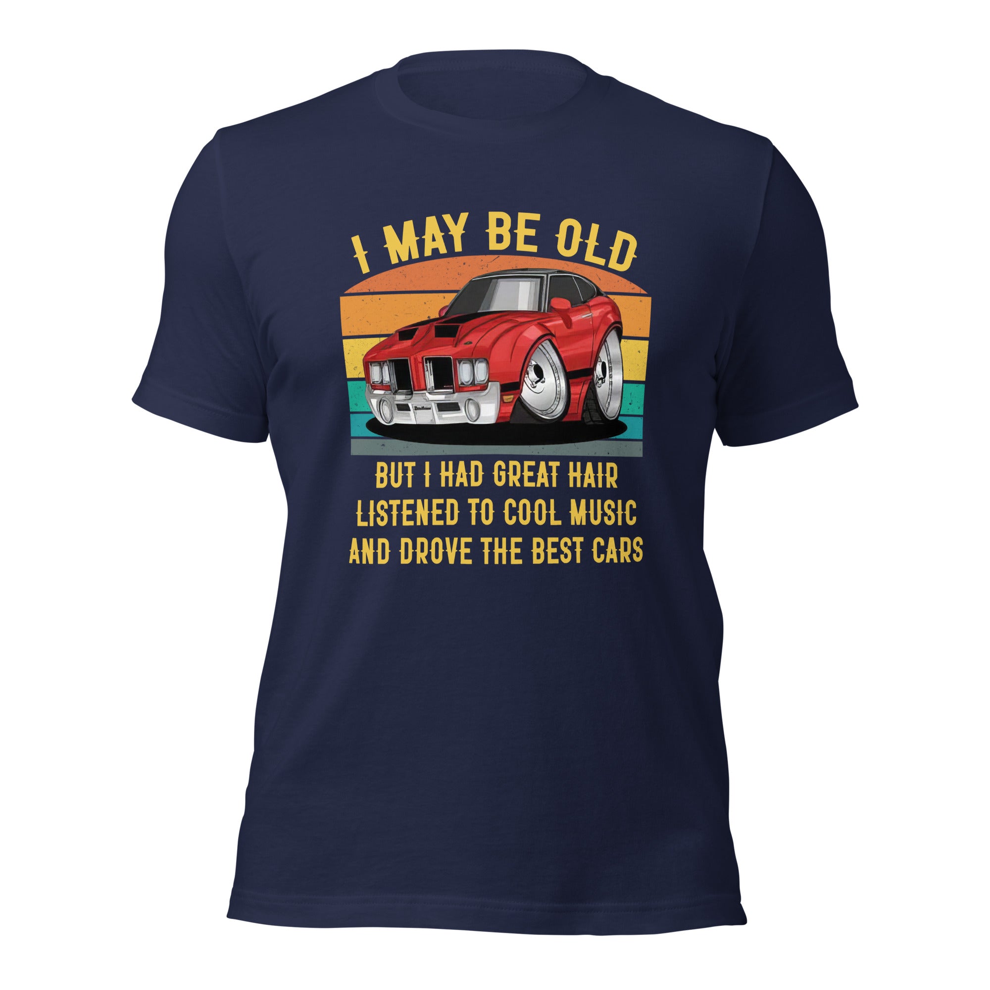 I May Be Old But - Super Soft Comfy 100% Combed Ring-Spun Cotton Retail Fit Premium Lightweight Men's T-shirt